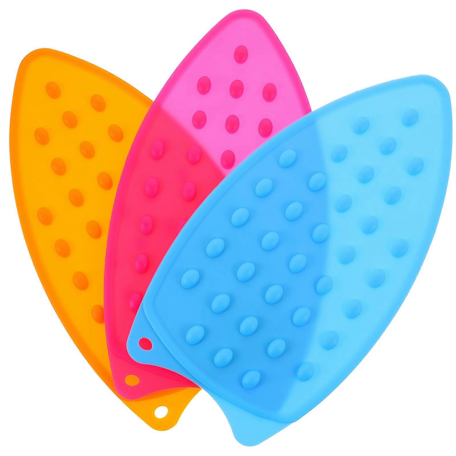 Protective Insulation Pad Ironing Protection Mat Home Use Blue 26.5X14X0.5CM Anti-Stain 3Pcs
