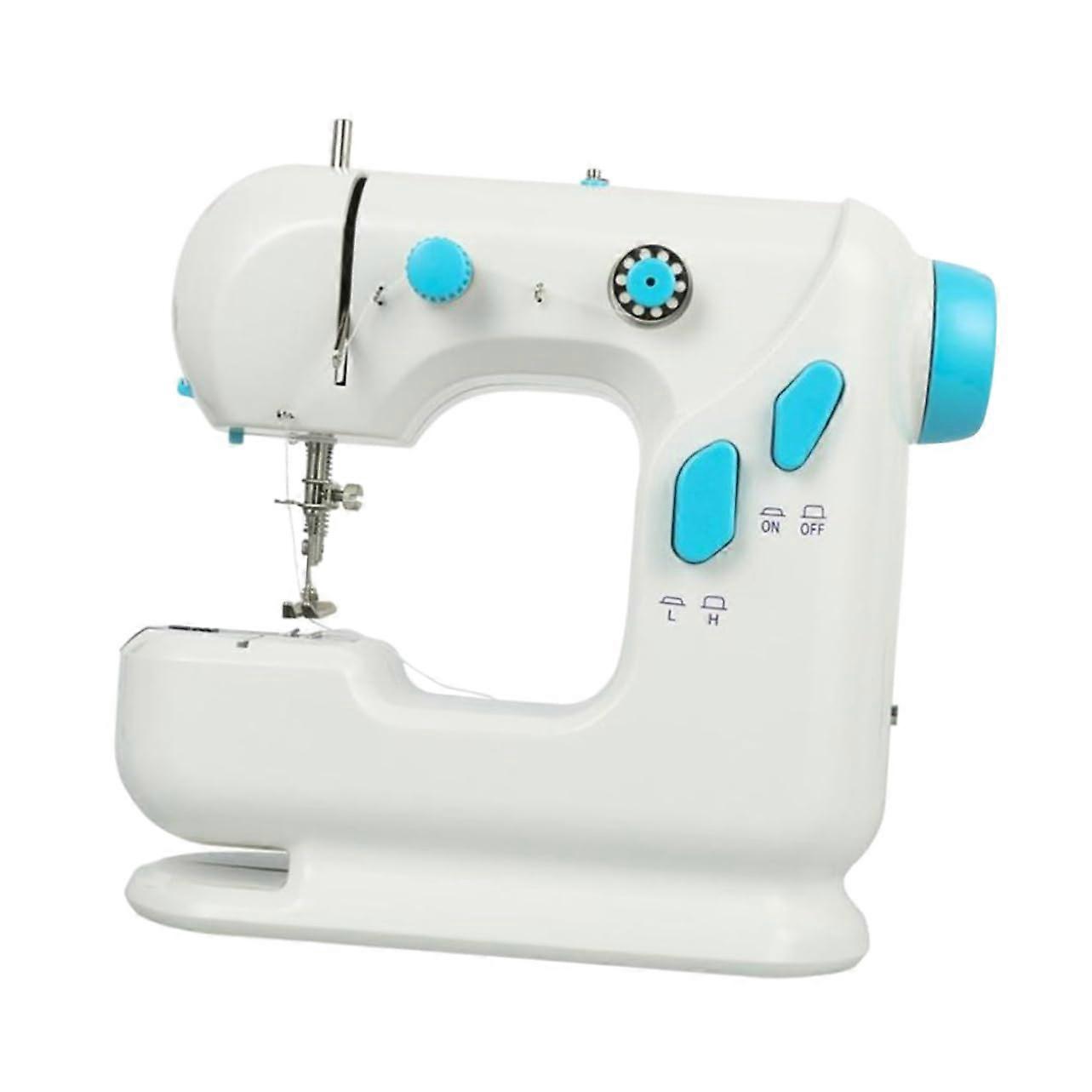 Mini Sewing Machine with Bobbin Winding Function – Compact, Durable, 1-Satz Desktop Model for Home Use in White