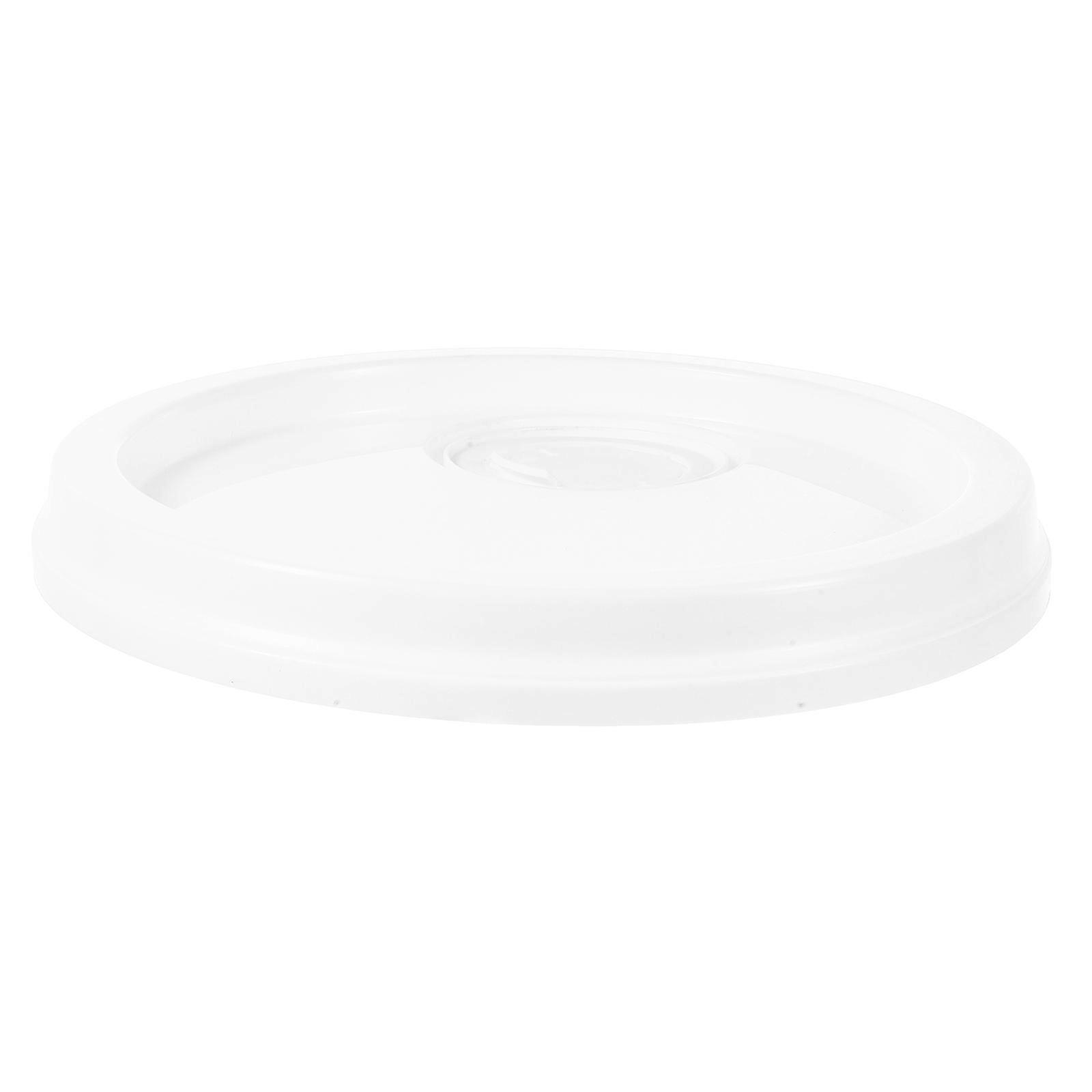 Pail Lid Plastic Bucket Lid For Industrial Users And Home Users White 21.00X21.00X3.50CM Pouring 1Pack