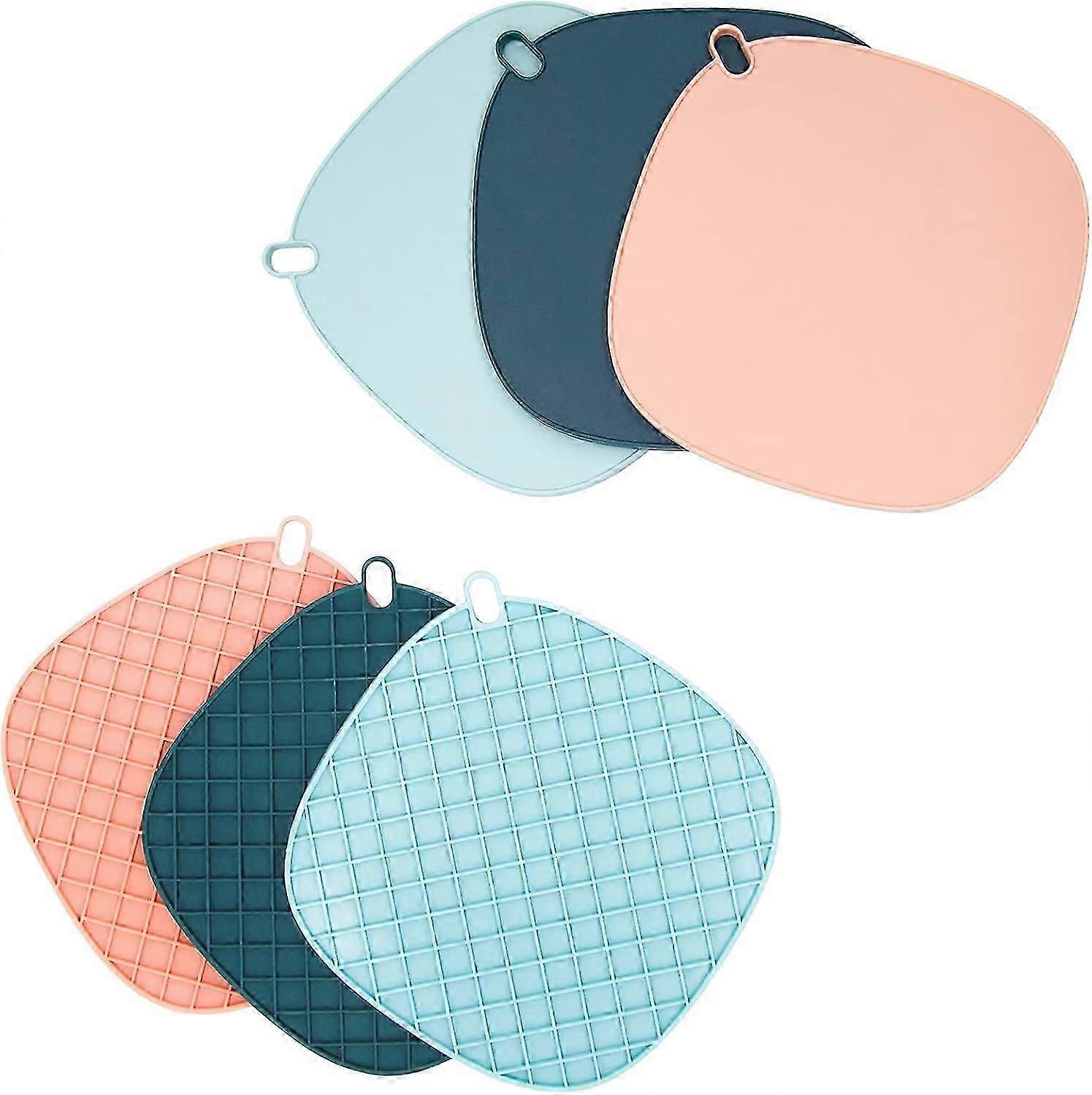 6pcs Thick Heat Insulation Table Placemats & Trivet Set - Durable Mats for Countertop Protection and Stylish Dining Experience