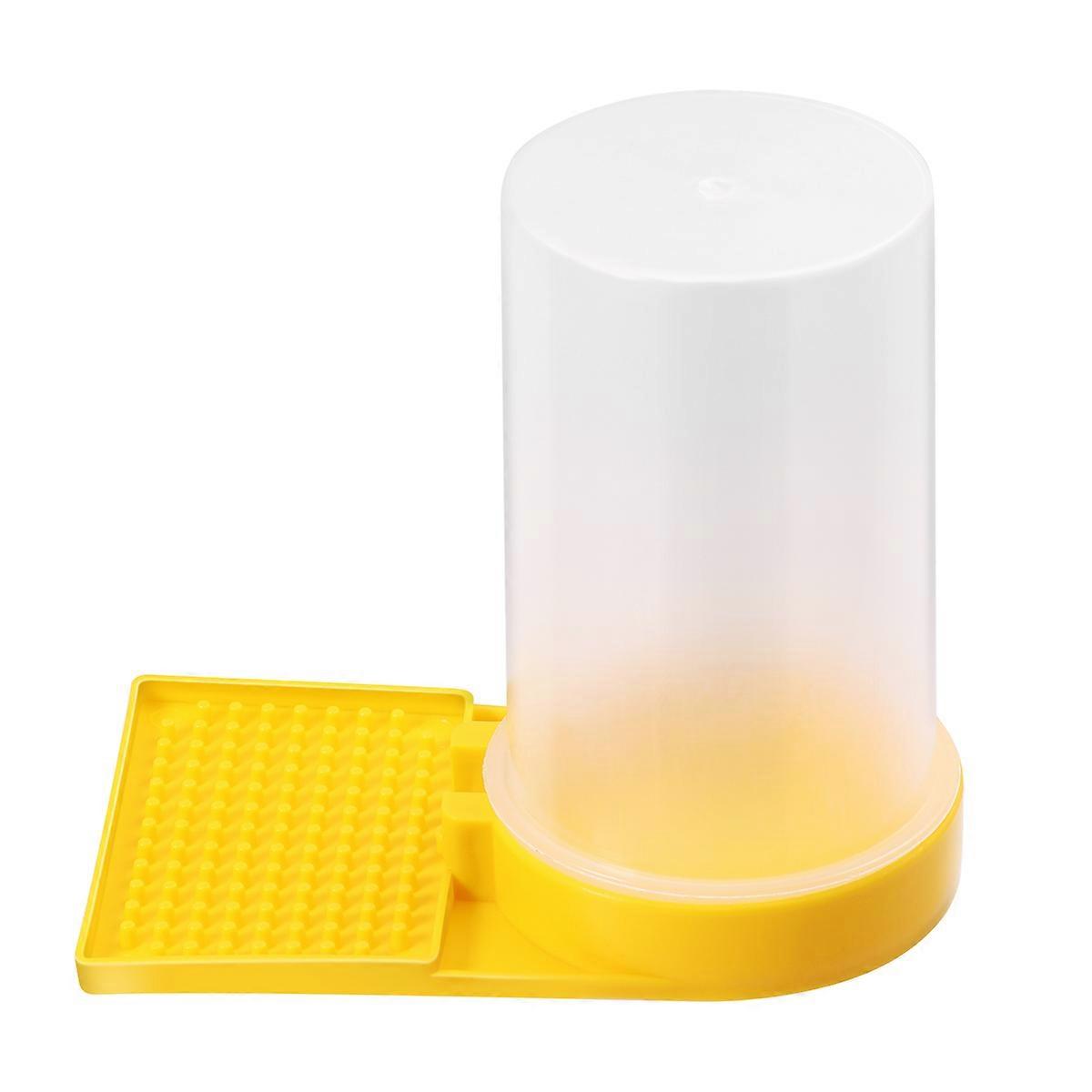 Beekeeping Tool Popetpop Bee Feeder For Garden Beekeep With Drowning Prevention 4.9×5.9×3.1in Plastic Observation Without Disturbance 1Pcs