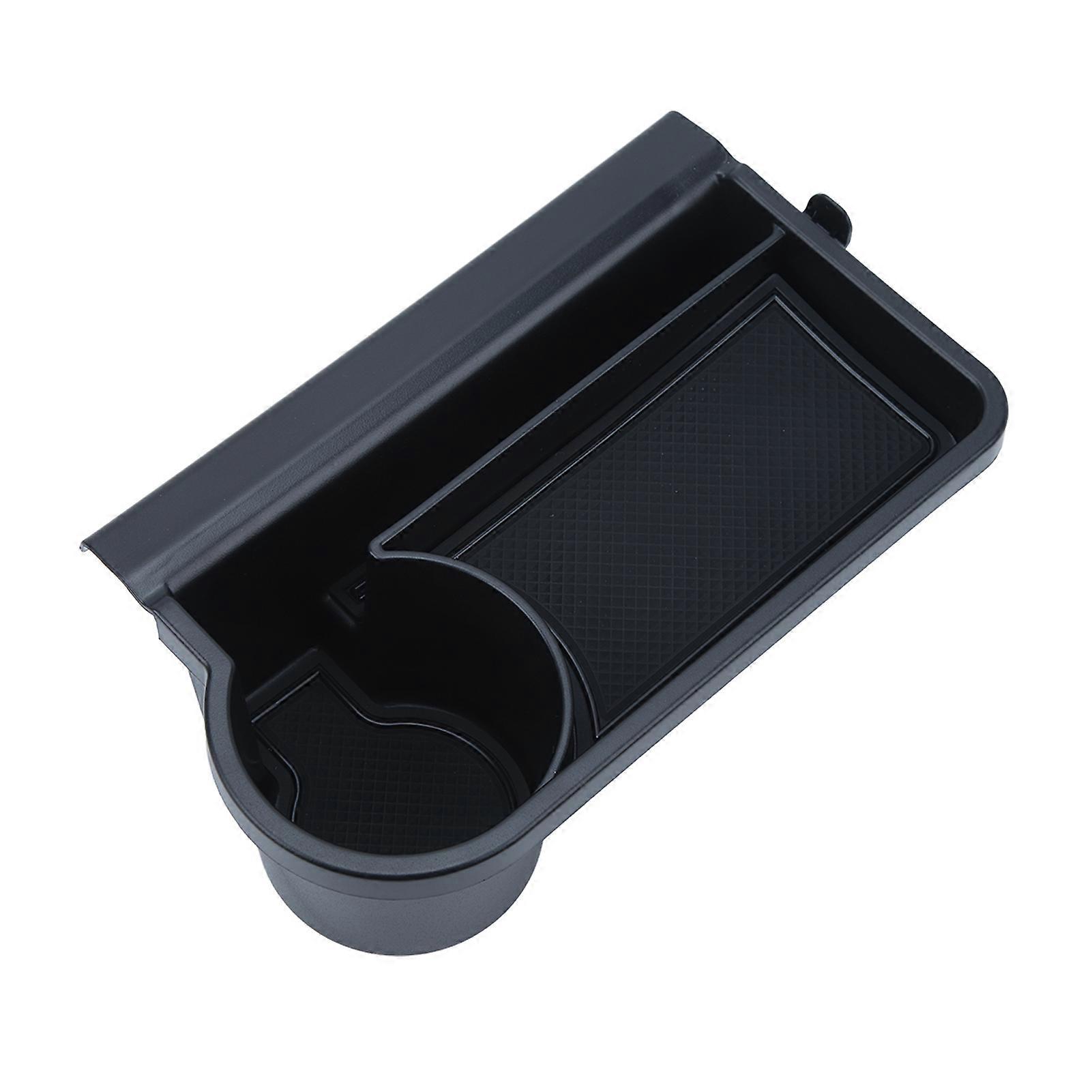 Car Interior Cup Holder with Slip Resistant Pad Slidable Adjustable Replacement for Tesla Model 3 Y 