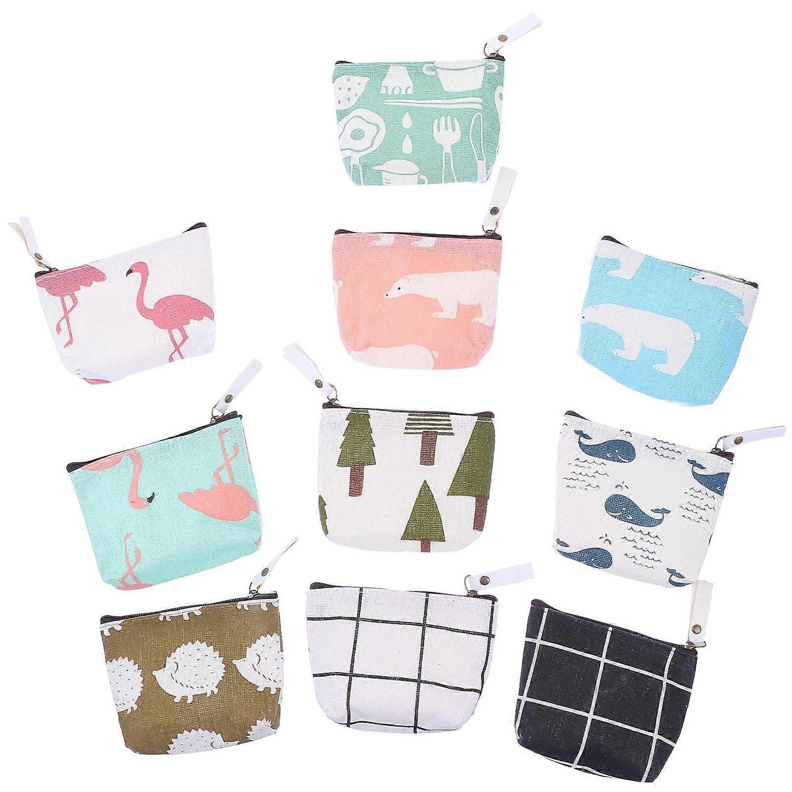 Cute Wallet Girl Wallet Small Change Purse Practical For Keys Receipts 11.5x9cm 10Pcs