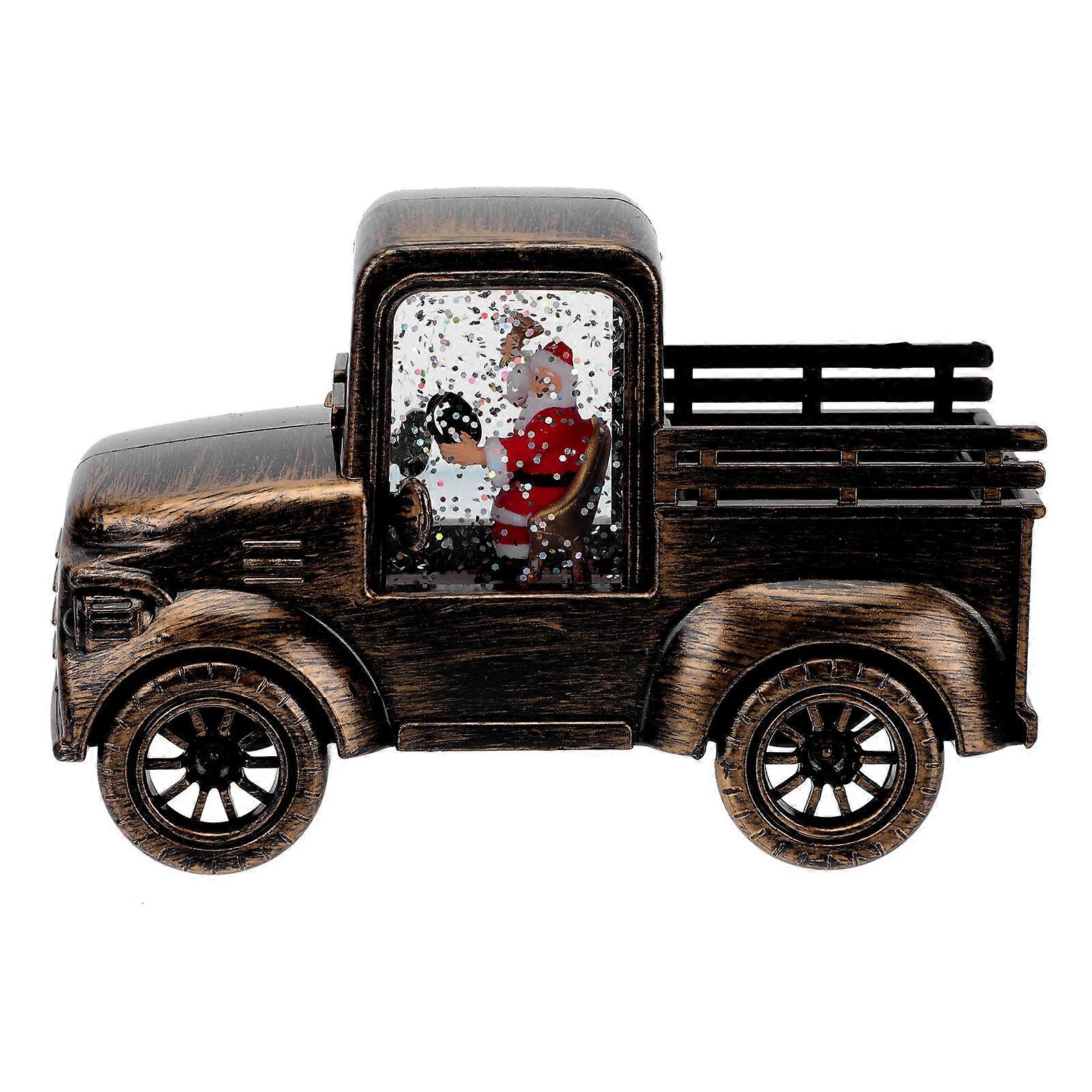Cute Desk Lamp Retro Automobile Desk Light Brown Color 15.5x10cm For Christmas Party Decoration