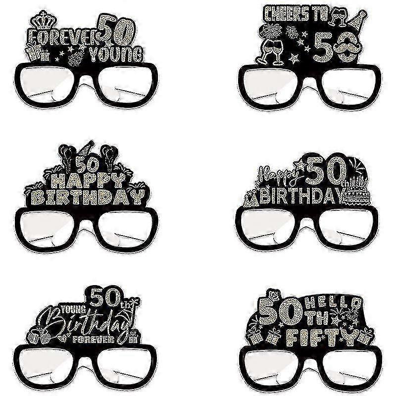 Paper Glasses for Birthday Party Decor 18th to 70th Celebration