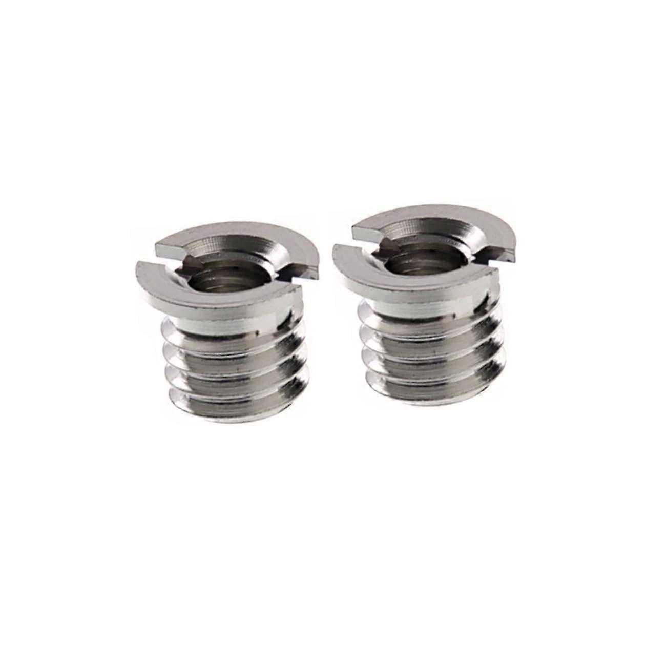 Pack of 20 Adapter Nut Camera Connectors Mount Thread Adapter Screws 1/4 Inch to 3/8 Inch Screw Mounting Adapter Screw Silver