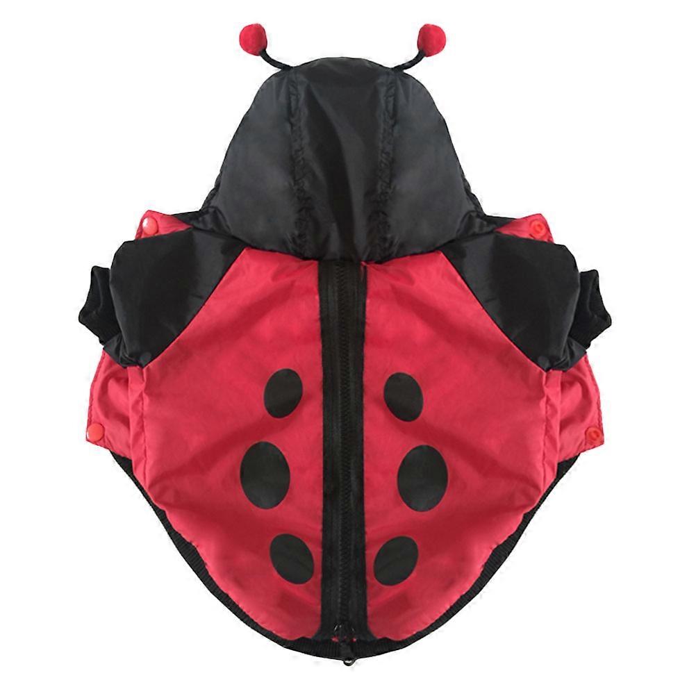 Funny Pet Costume for Party with Creative Design Black Polyester Dog Cat Clothes Small Size