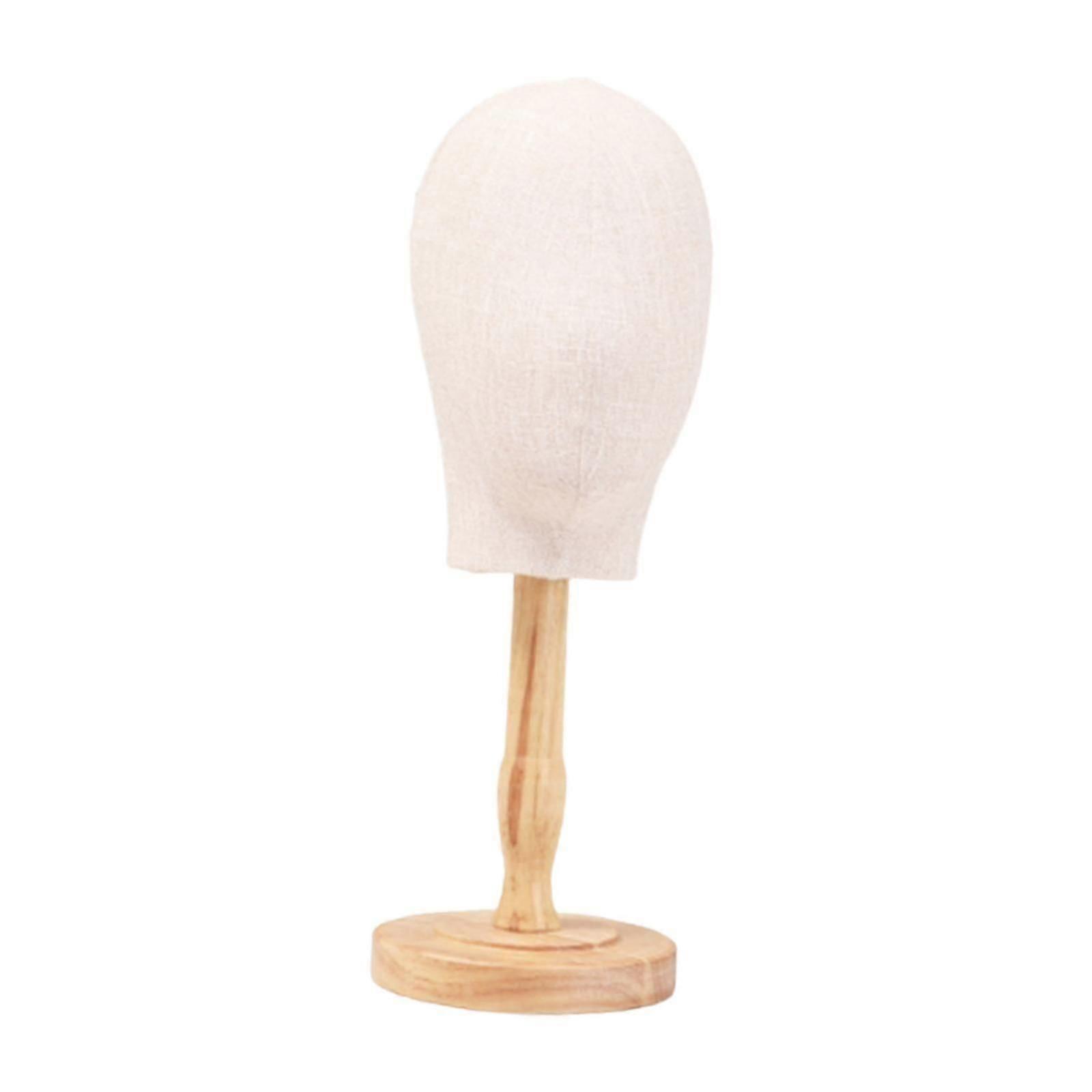 Mannequin Head Model Hat Display Stand Height 56cm for Salons Homes Portab
