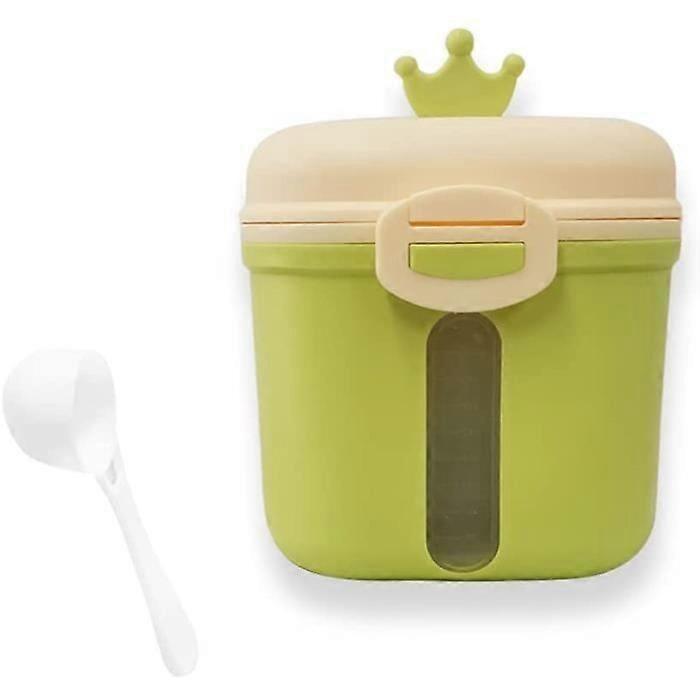 Milk Powder Dispenser - Unspecified - Green - Food Grade Pp Plastic - Airtight - Unit