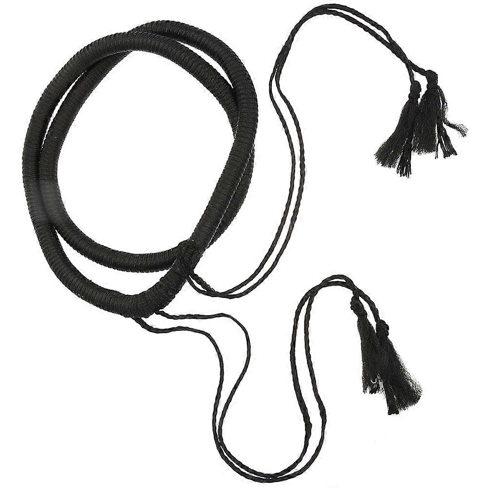 Black PU Arab Headband Accessory for Men Durable and Comfortable Adds Styling Effect to Costume
