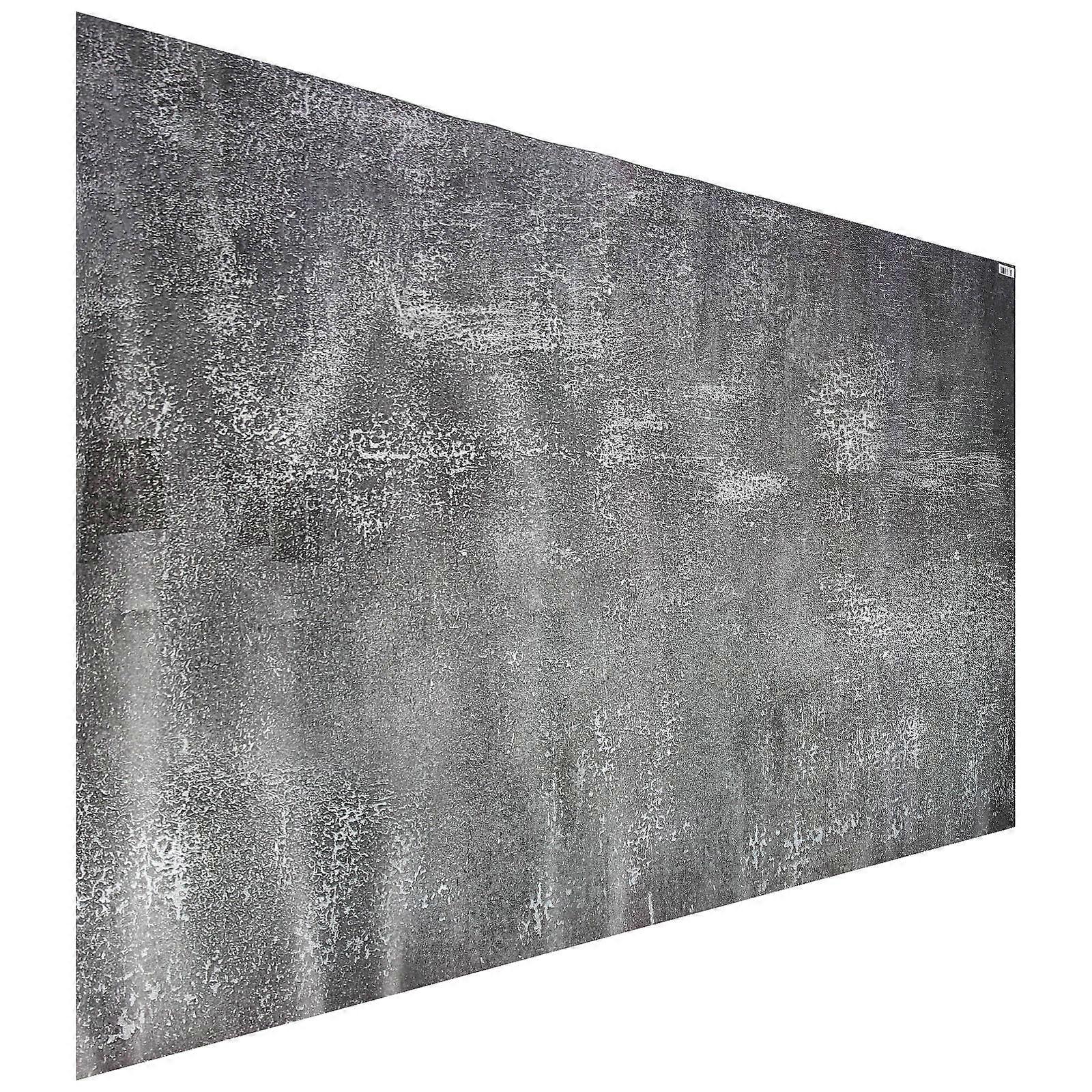 FRCOLOR 1PC Double Sided Photography Background Paper with Wood Grain and Marble Design for Home Use Black White Cement Wallpaper Props