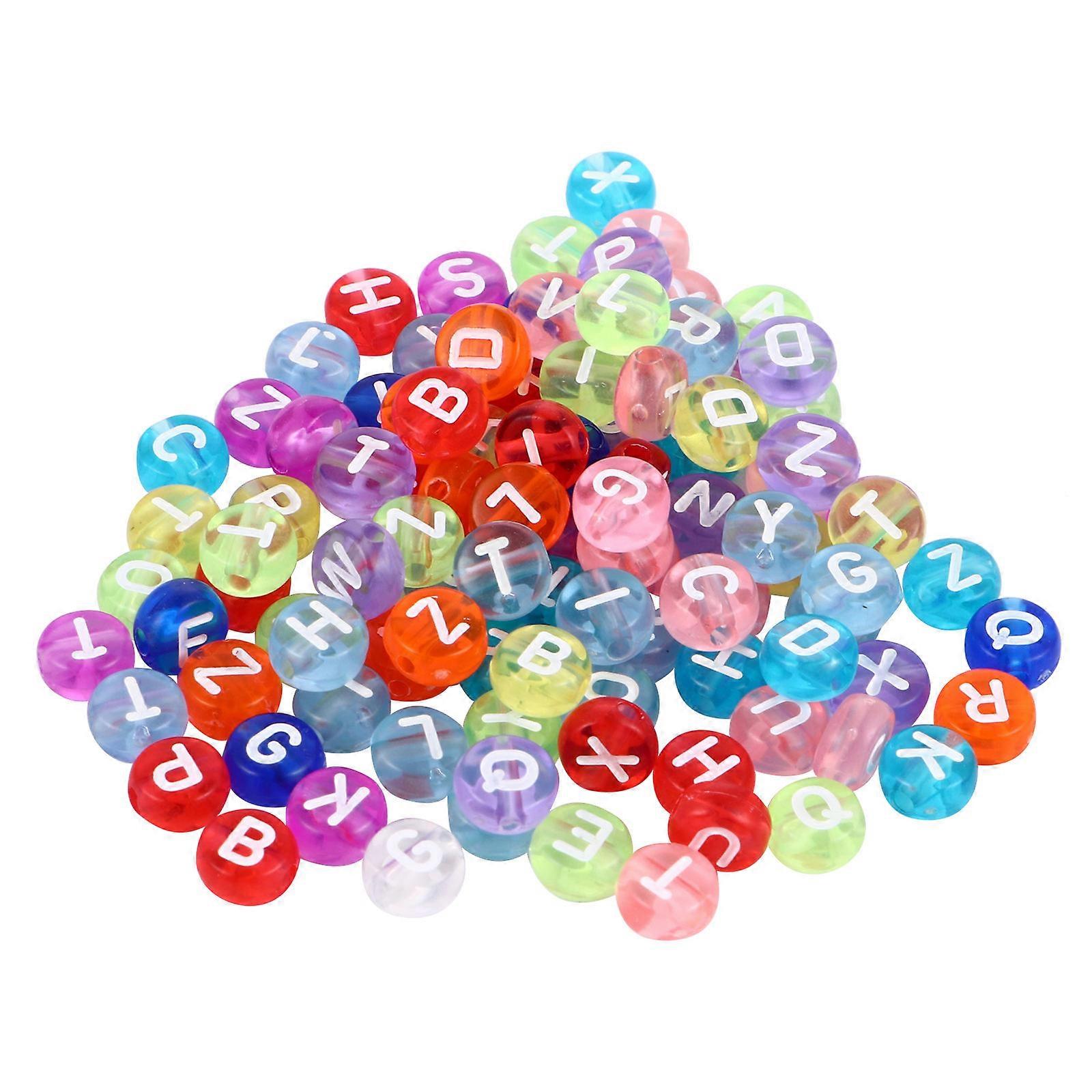 Alphabet Beads 1000pcs for DIY Jewelry Making – Safe, Odorless Craft Supply for Necklaces, Bracelets, and Letter Recognition Skills Development