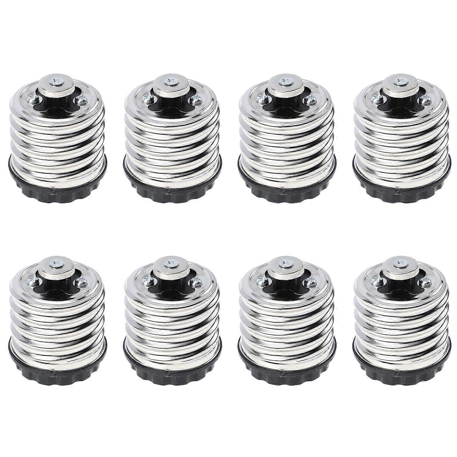 E40 to E27 Base Adapter Light Bulb Converter for Light Holder 8Pcs