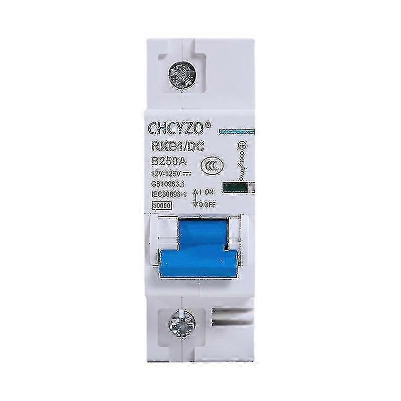 DC 1p strömbrytare skyddsbrytare 12-125v mini automatiskt skydd elbil 80a / 100a / 125a /