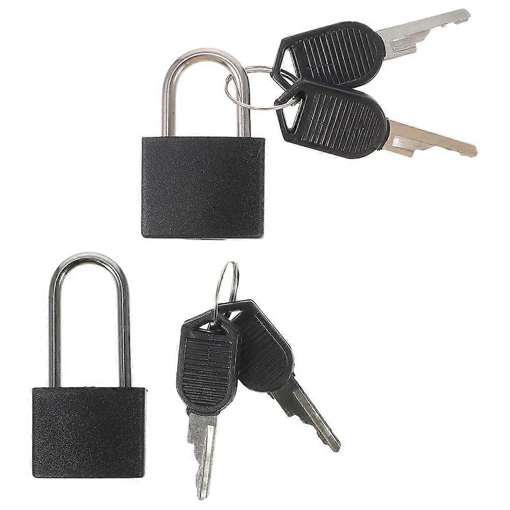 Tiny Luggage Lock Storage Locker Lock Plastics Simple and Generous 2 Sets