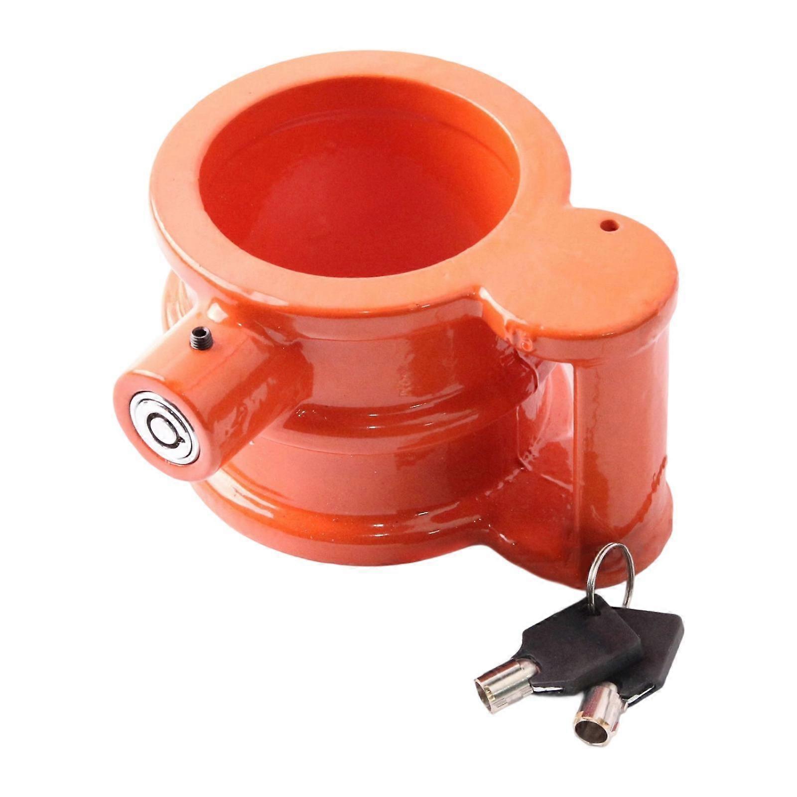 Trailer Hitch Lock Tow Hitch Coupling Lock 2 Keys Metal Easy Installation