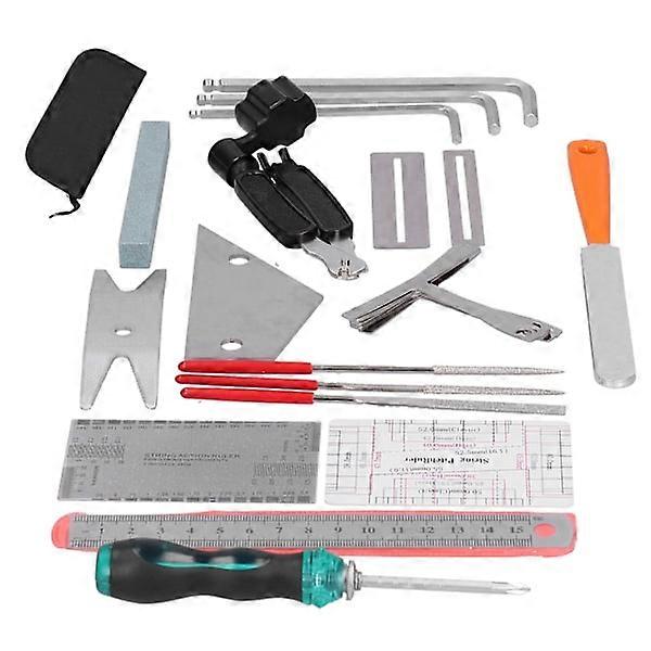 Guitar repair tool Polished stainless steel file Adjustment kit for musical instruments
