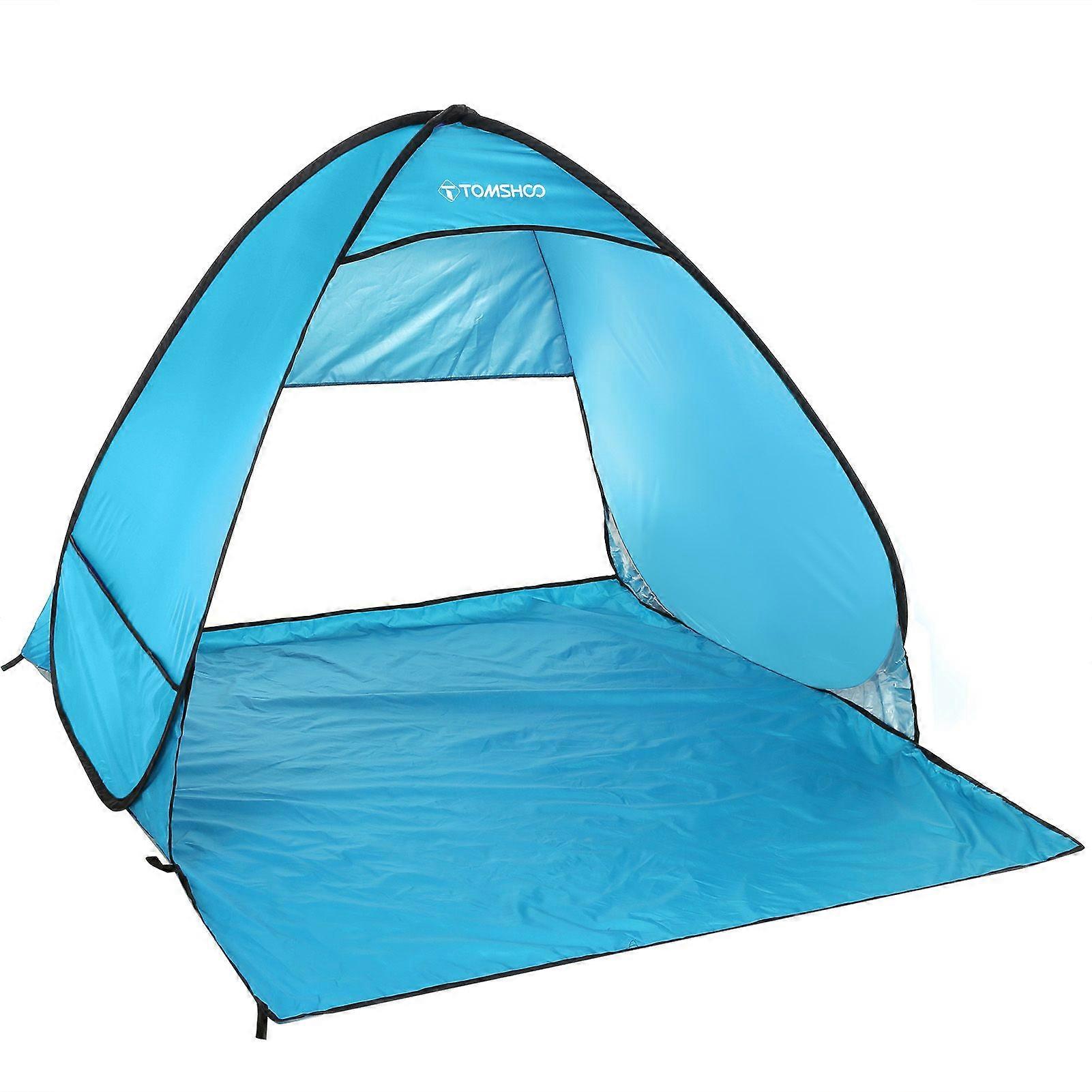Pop Up Beach Tent Lightweight Automatic Instant Outdoor Beach Shade Sun Shelter Tent Canopy Cabana with Carry Bag UV Conservation Beach Tent