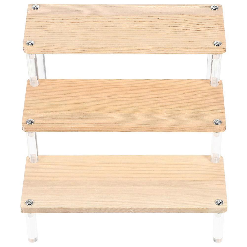 Tiered Display Stand Desktop Dessert Stand Jewelry Display For Household Users 30X20X16CM 1Set