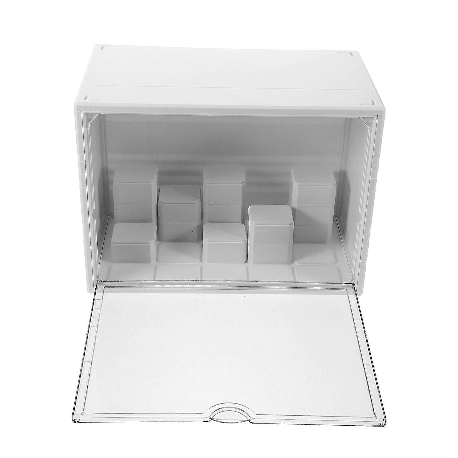 Mini Figure Display Clear Acrylic Case For Collectibles Protection 33.50X25.00X19.00CM Showcase 1Set