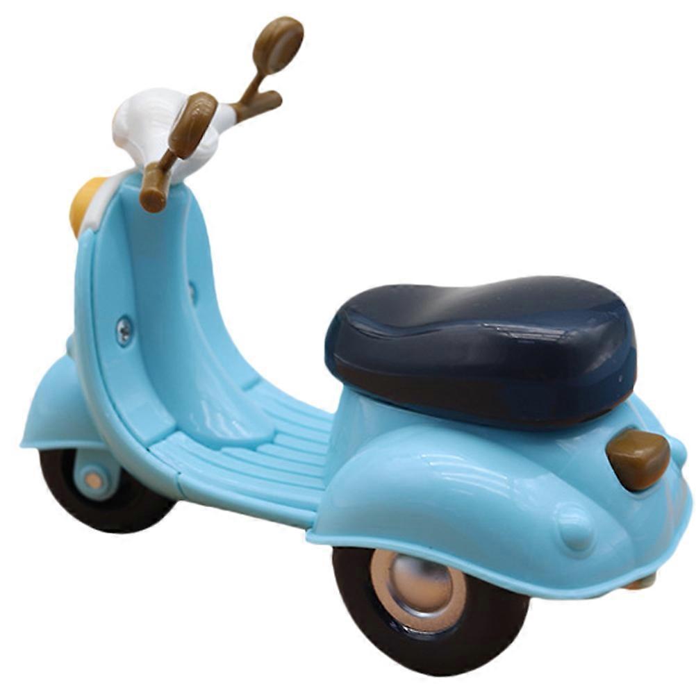 Mini Motorcycle Model for Boys Realistic Design, Safe Decor, Enhances Imagination and Practical Skills for Dollhouse Playtime Fun
