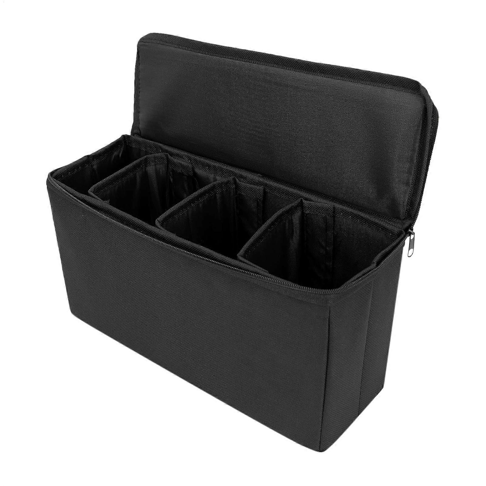 Graded Card Case, Foldable Holder, 3 Dividers, Fits 30 Cards (Black) Ref: 2821