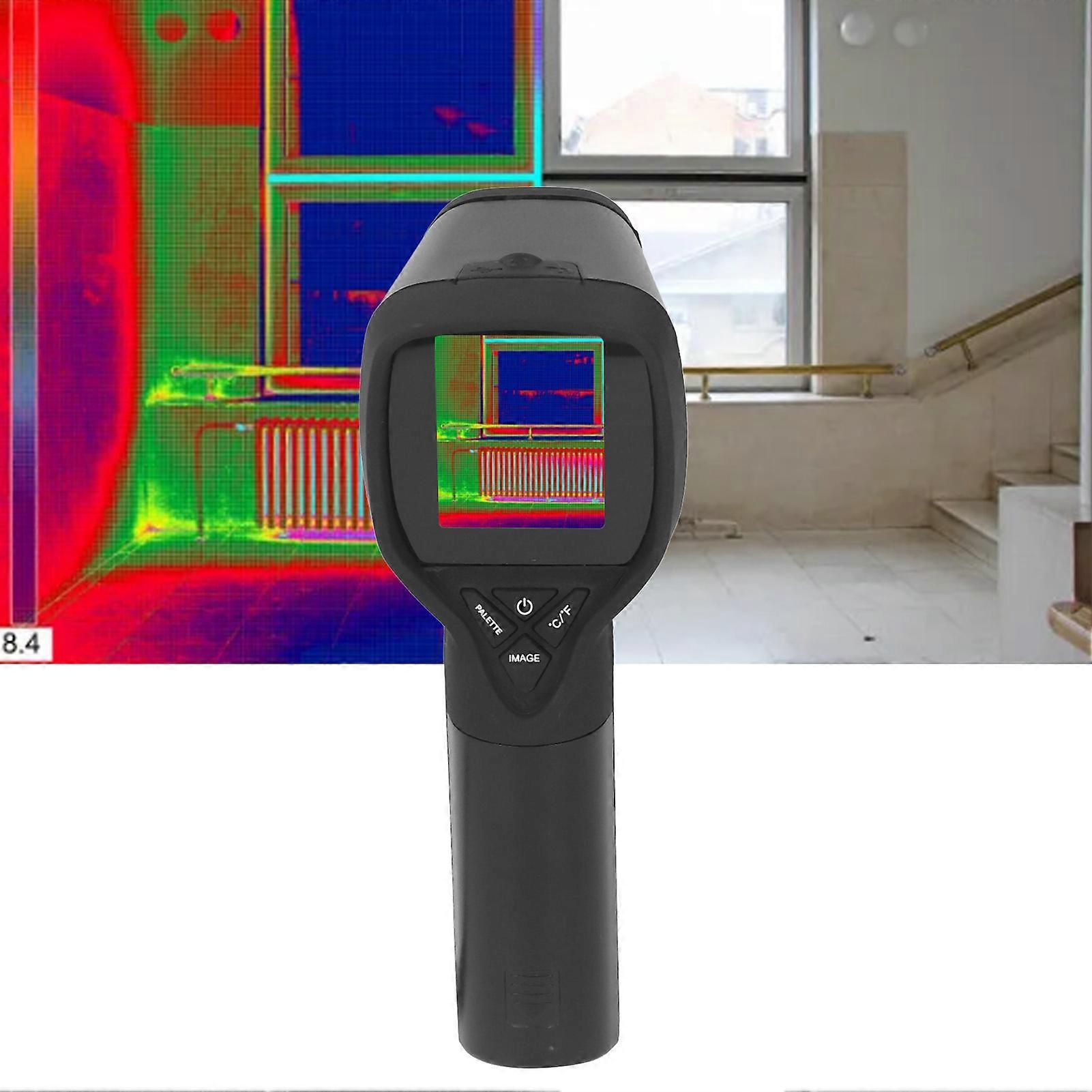 Handheld Thermal Imager ‑20 to 300 ℃ Infrared Thermal Imaging Camera for Leakage Detection Troubleshooting 100‑240V EU Plug 