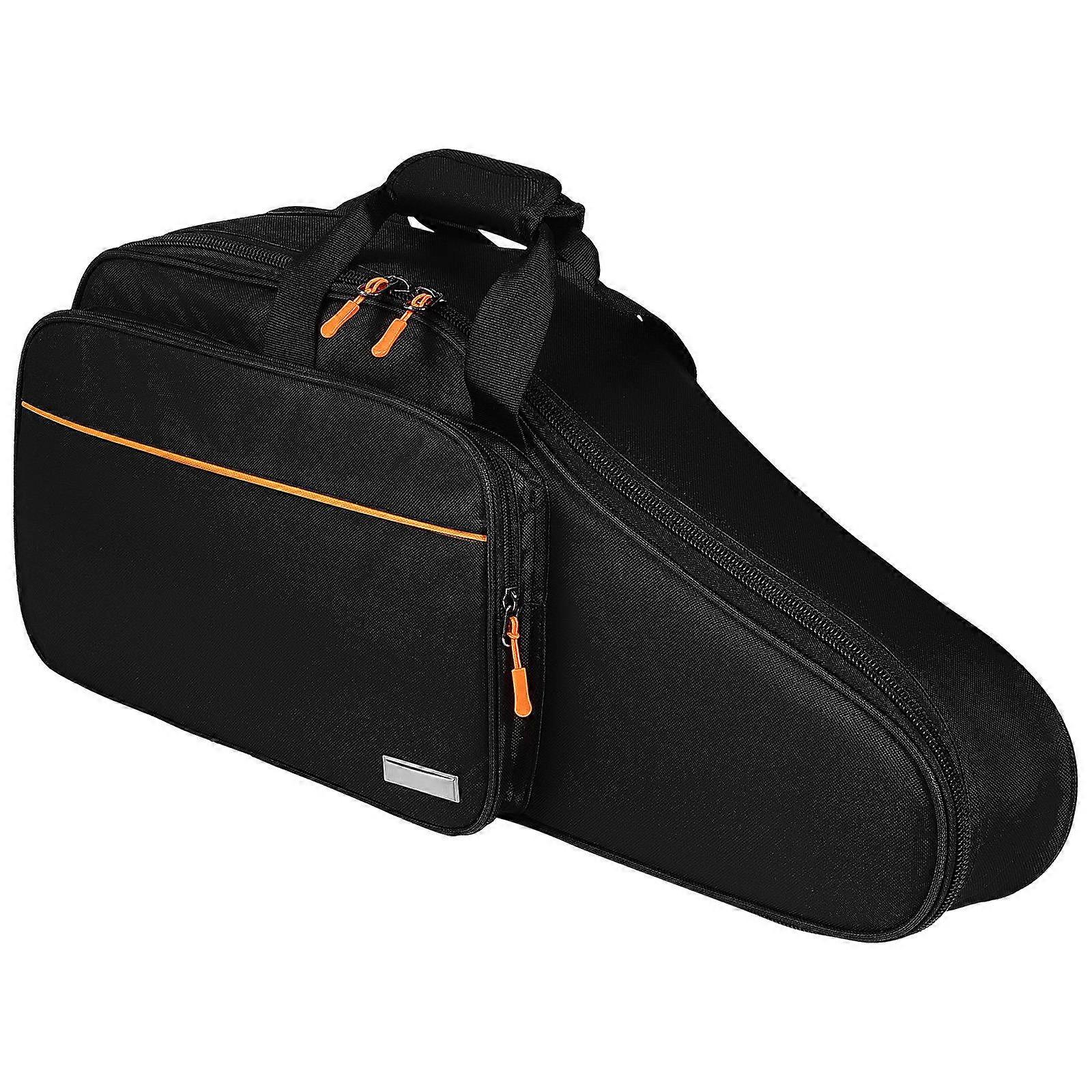 Shockproof Saxophone Backpack, Durable Storage Case with Straps for Concerts, Music Studios & Portable Use, Black