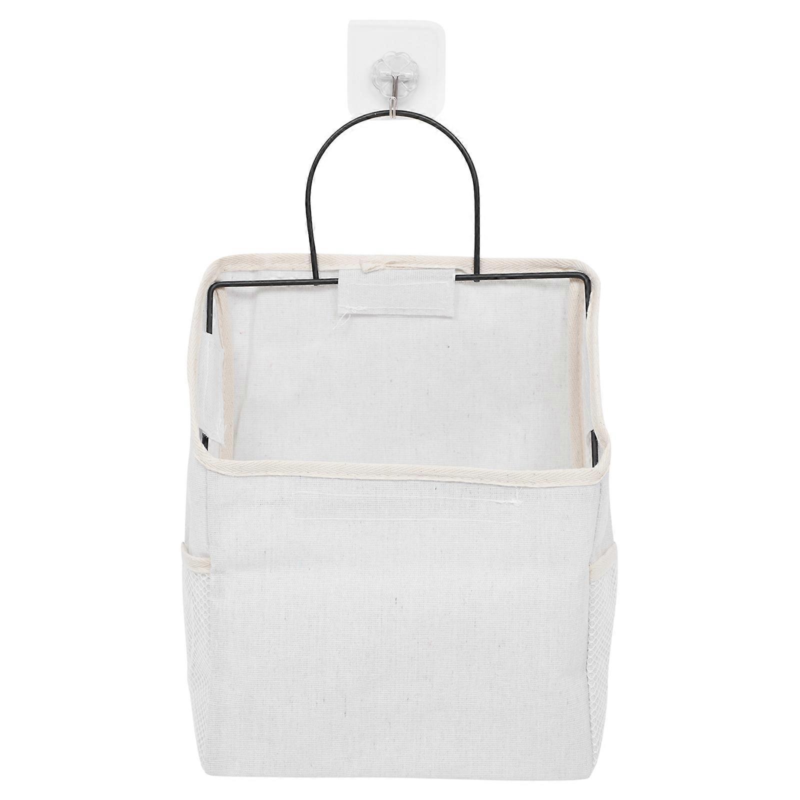 Self-Adhesive Wall-Mount Storage Bag For Space-Saving In Room 22X9.5X38CM Rectangular Design 1Pc