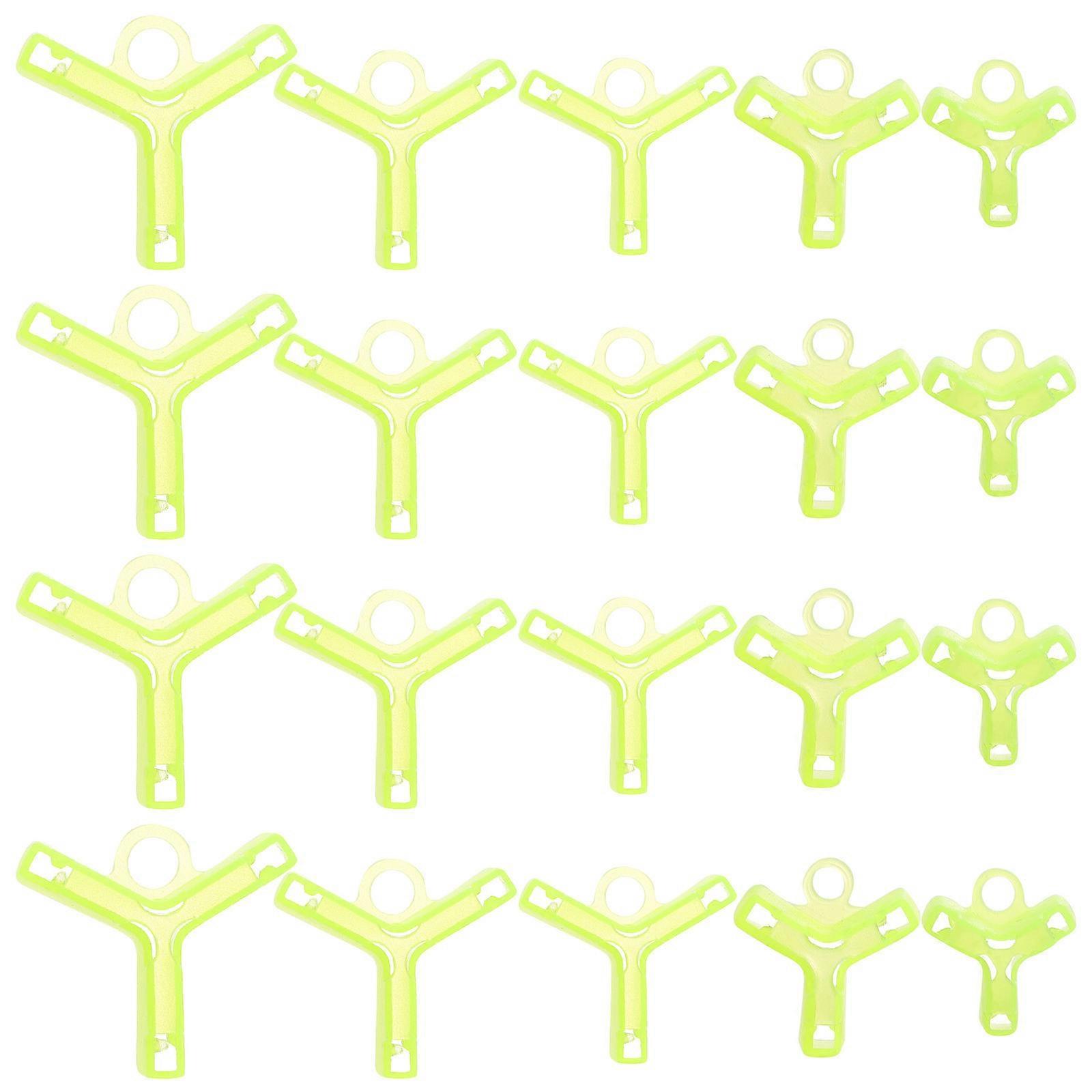 100pcs Fishing Treble Hook Covers Thickened Durable Hook Guard Bonnet Lightweight Scratch Resistant Easy to Use Yellow