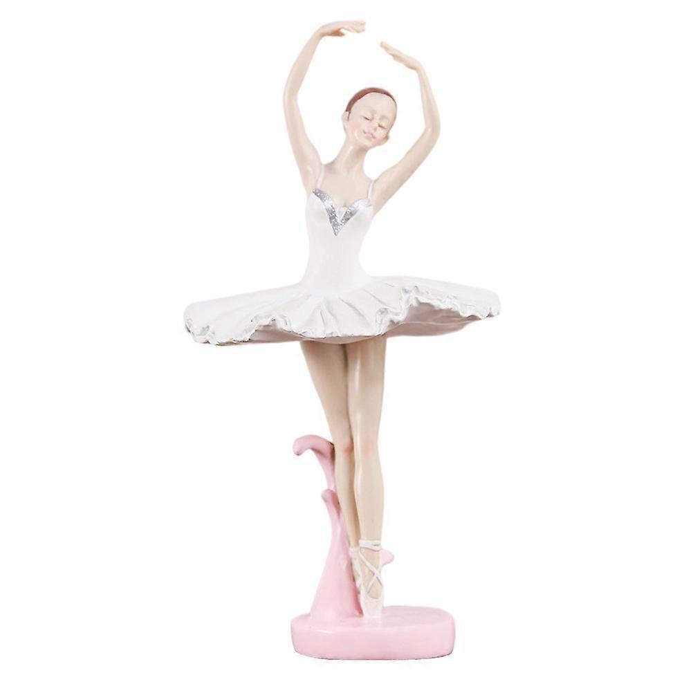 Elegant Ballet Girl Figurine For Tabletop Display Delicate Crafts 1Pack