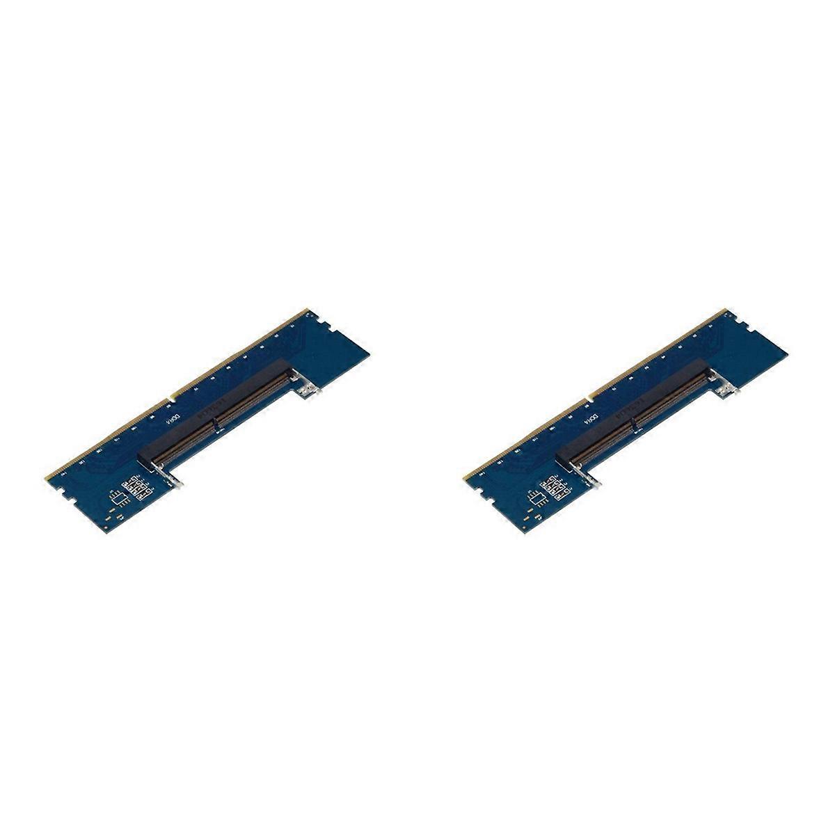 2X DDR4 Memory Adapter the Adapter Card Laptop Internal Memory to Desktop PC DDR4 Connector DIY Memo
