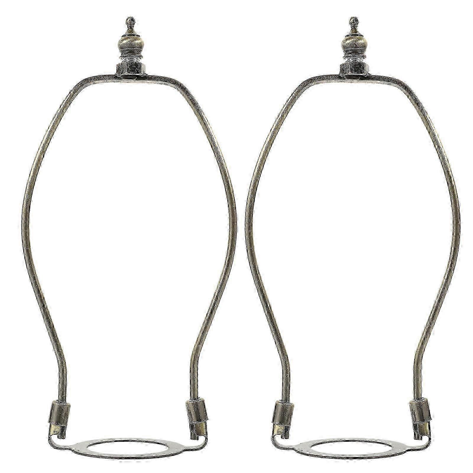 2pcs Alloy Lampshade Harp Holder Bracket for E27 Floor Lamp 20X11.5CM