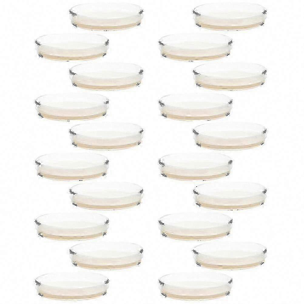 20 Pcs Petri Dishes with Prepoured Agar Plates for Science Experiments