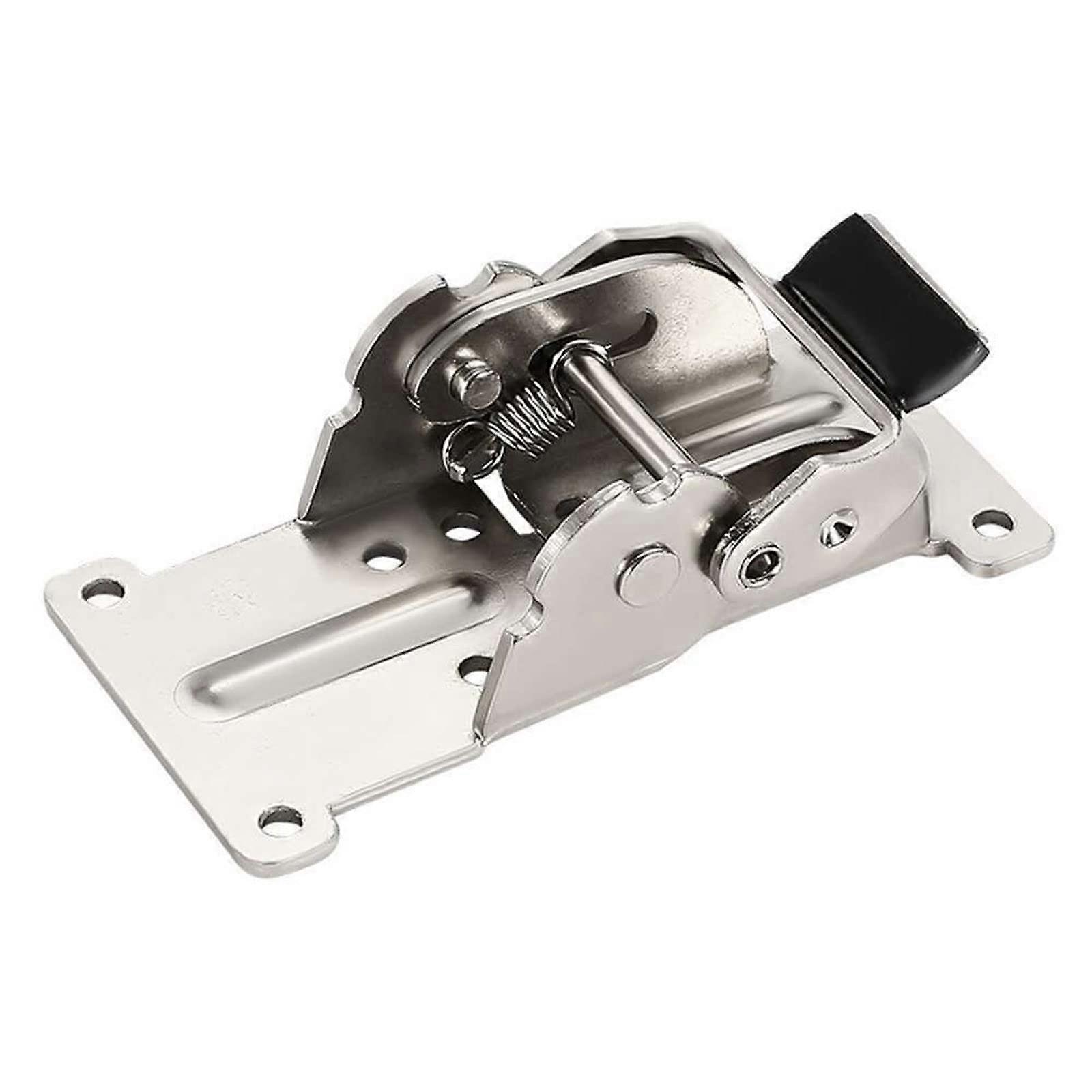 Folding Hinge, Self-Locking Support Bracket, Adjustable Table Leg Attachment, Heavy-Duty Foldable Foot Hinge