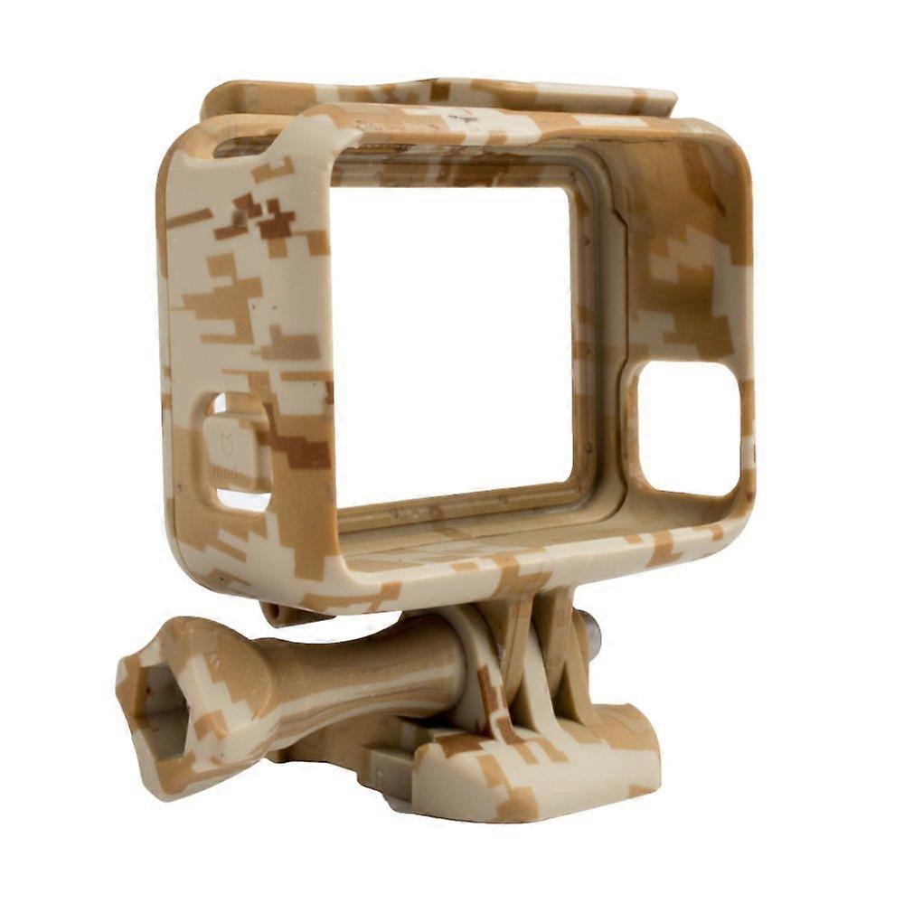 Tactical Camouflage Frame Mount With Side Open Mount Shell Case Cover For GoPro Hero 5 Action Camera Accessory