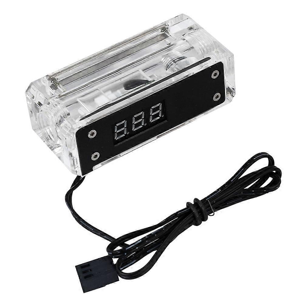Precise 50-100℃ Digital Water Thermometer Real time Water Cooling Thermometer Red Display