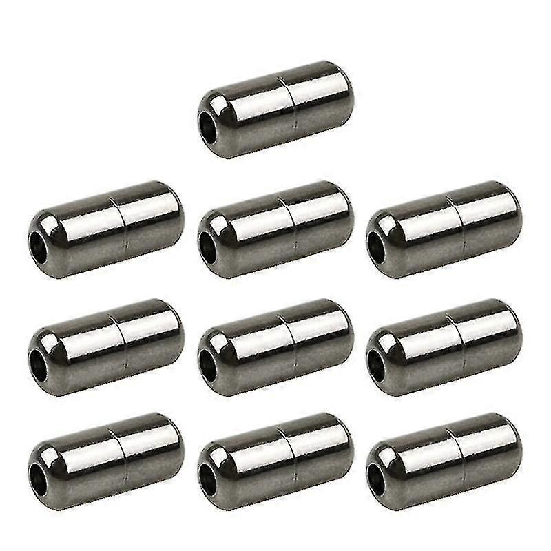 10pcs No Tie Shoelaces Accessries Shoe Laces Buckle Lock Elastic Lazy Shoelacesblack