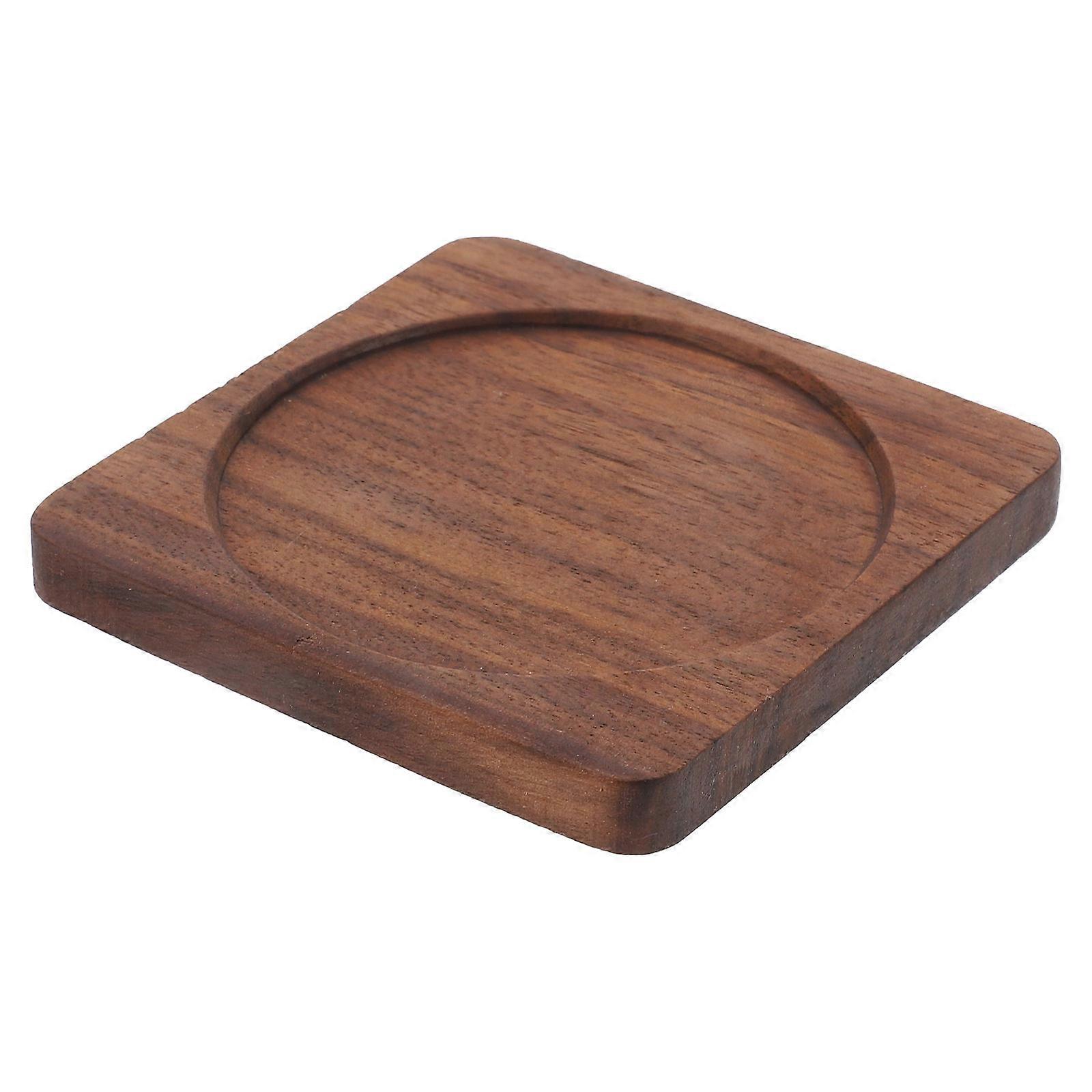 Brown Synthetic Coaster for Home Use Lightweight Craftsmanship 7.8 Inches