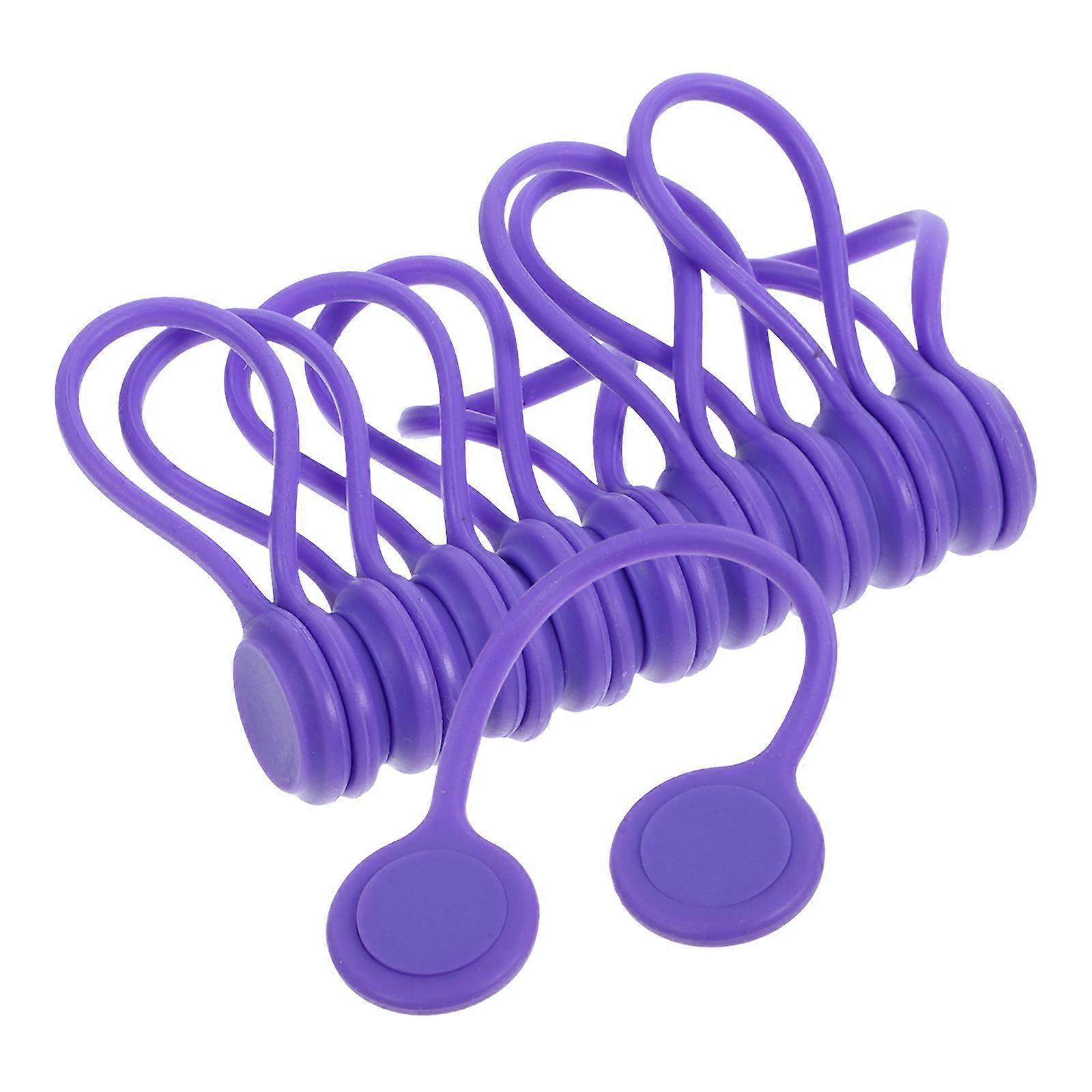 Magnetic Cable Organizers 10Pcs Convenient Tool For Cables Ideal For Travel Offers Effective Cord Management