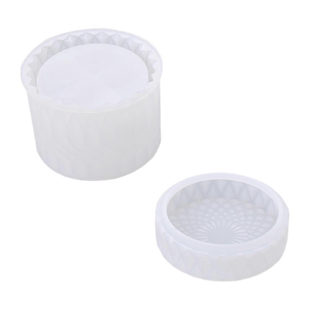 DIY Epoxy Craft Tool Small Box Mould Made of Durable Silicone Easy to Clean and Demold 1pc White