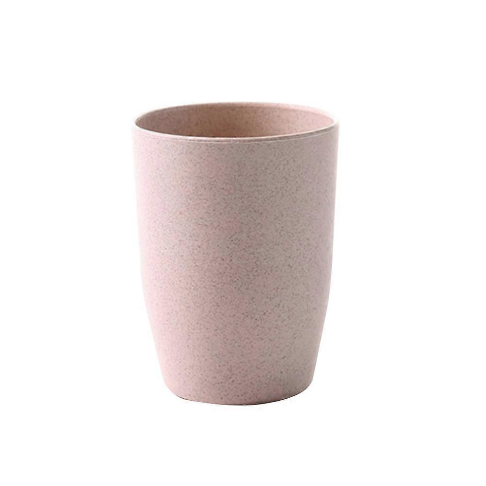 Pink Stem Tooth Mug Lightweight Easy to Clean for Daily Use in Bathroom 7.87 Inches