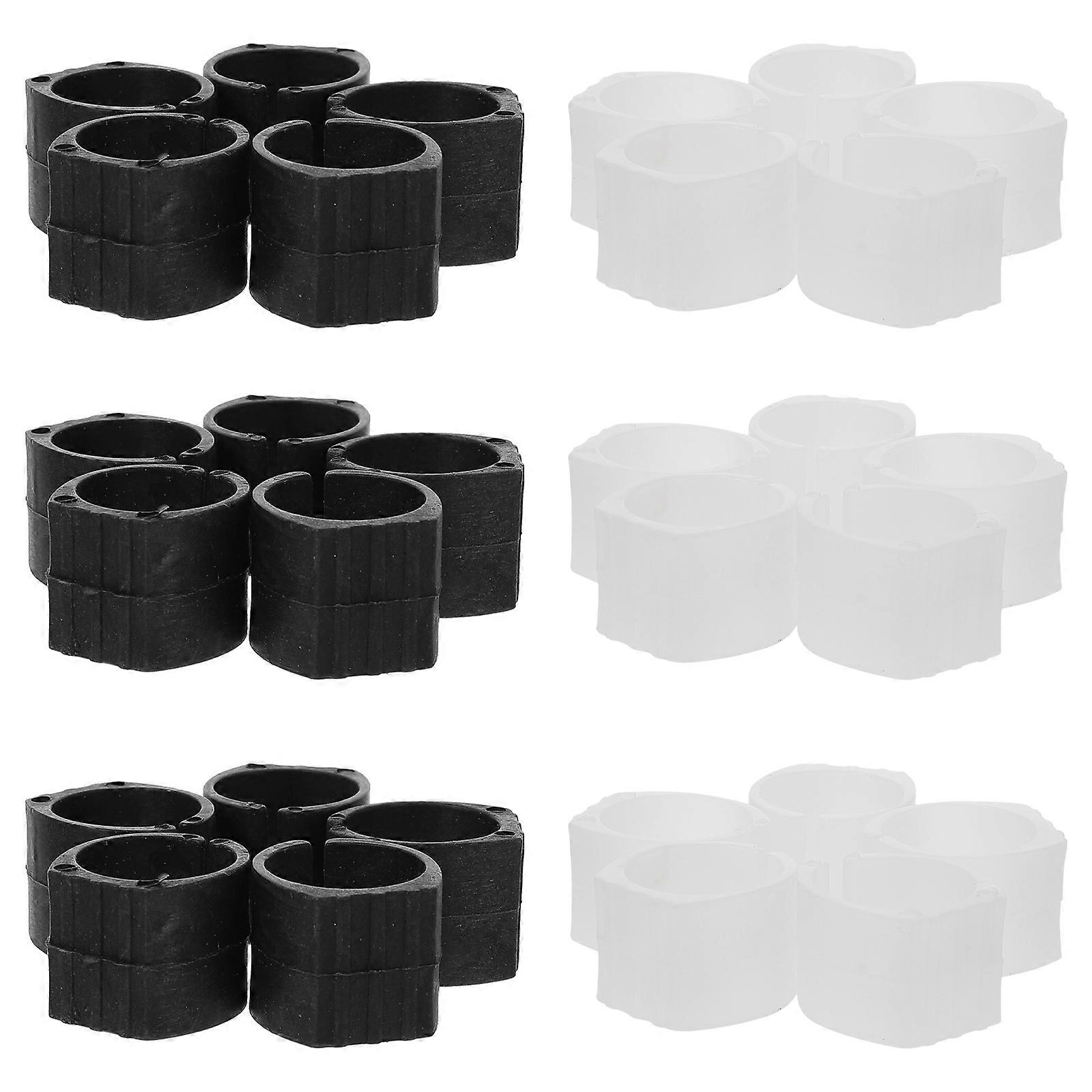 Chair Feet Caps 30Pcs Non-Skid Protectors For Furniture U-Shape Design Assorted Color Reduce Noise And Prevent Damage