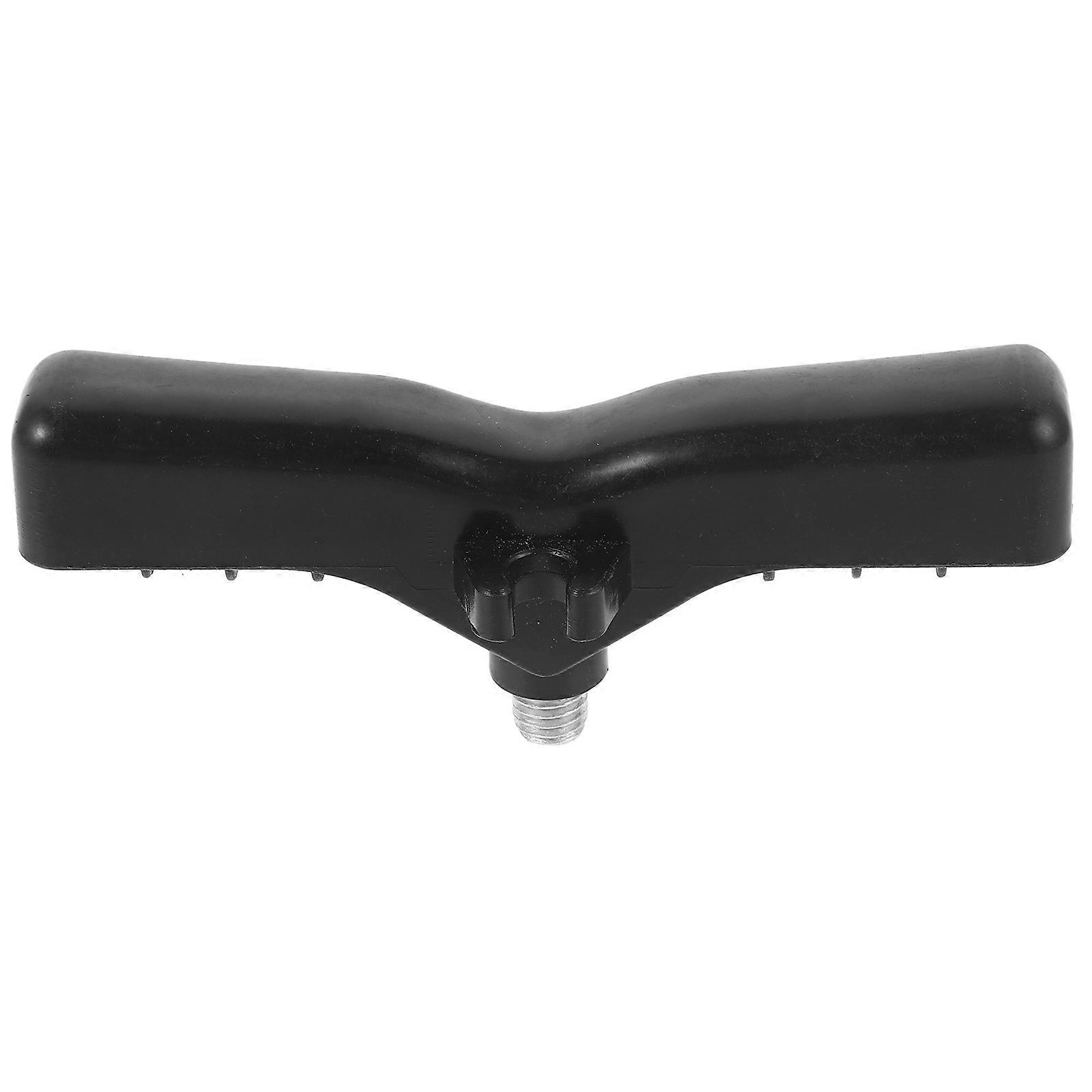 Hand Pump Handle for Inflator Made of Durable Plastic and Alloy for Home Use Black