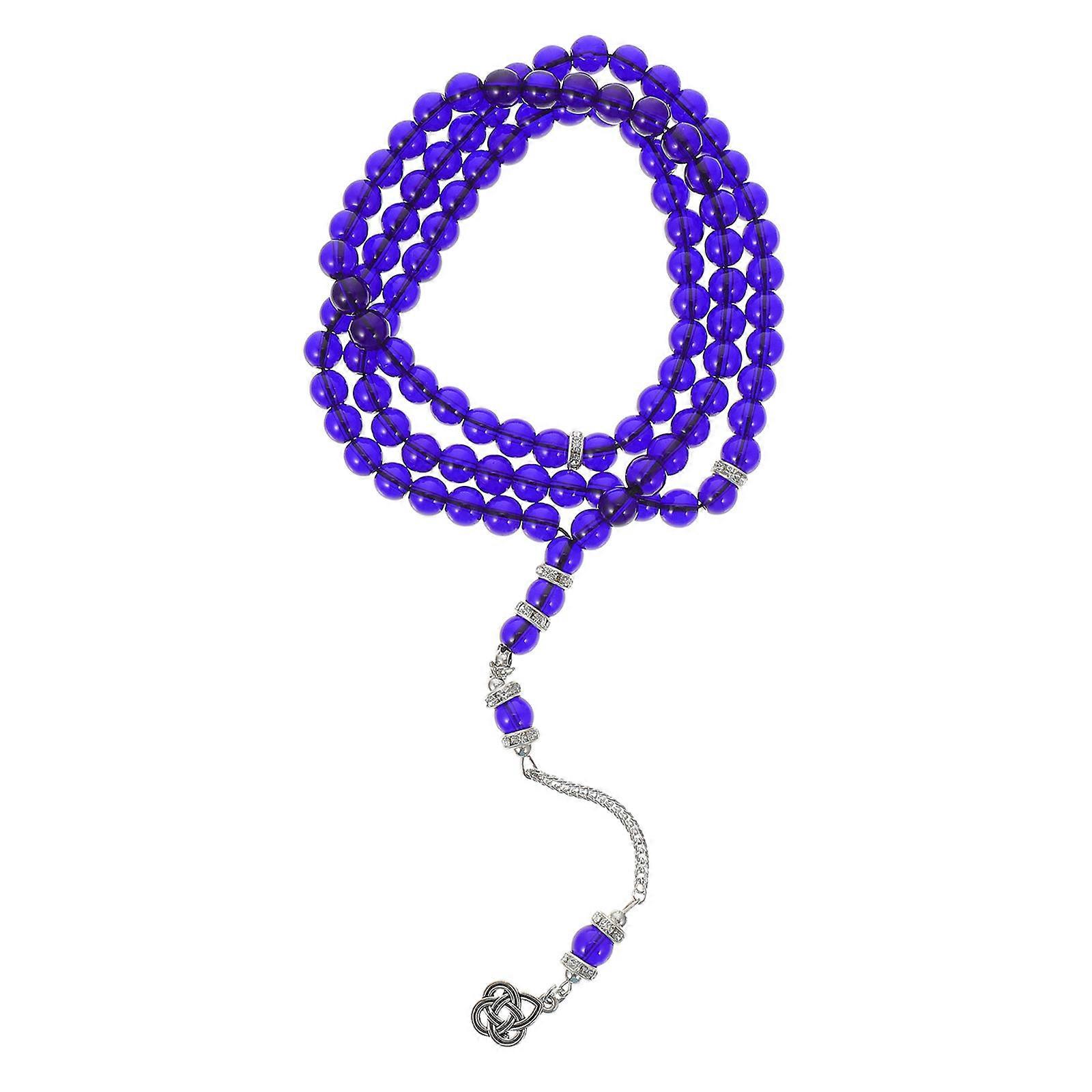 Worship Bead Bracelet Suitable for Buddhism Related Activities Made of Glass with A Smooth Surface 1Set