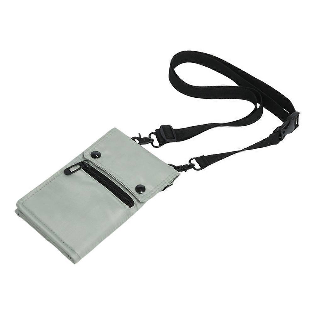 Grey Casual Sling Bag For Men Cross Body Use Ideal For Travel Work Grocery Shopping 1Pc