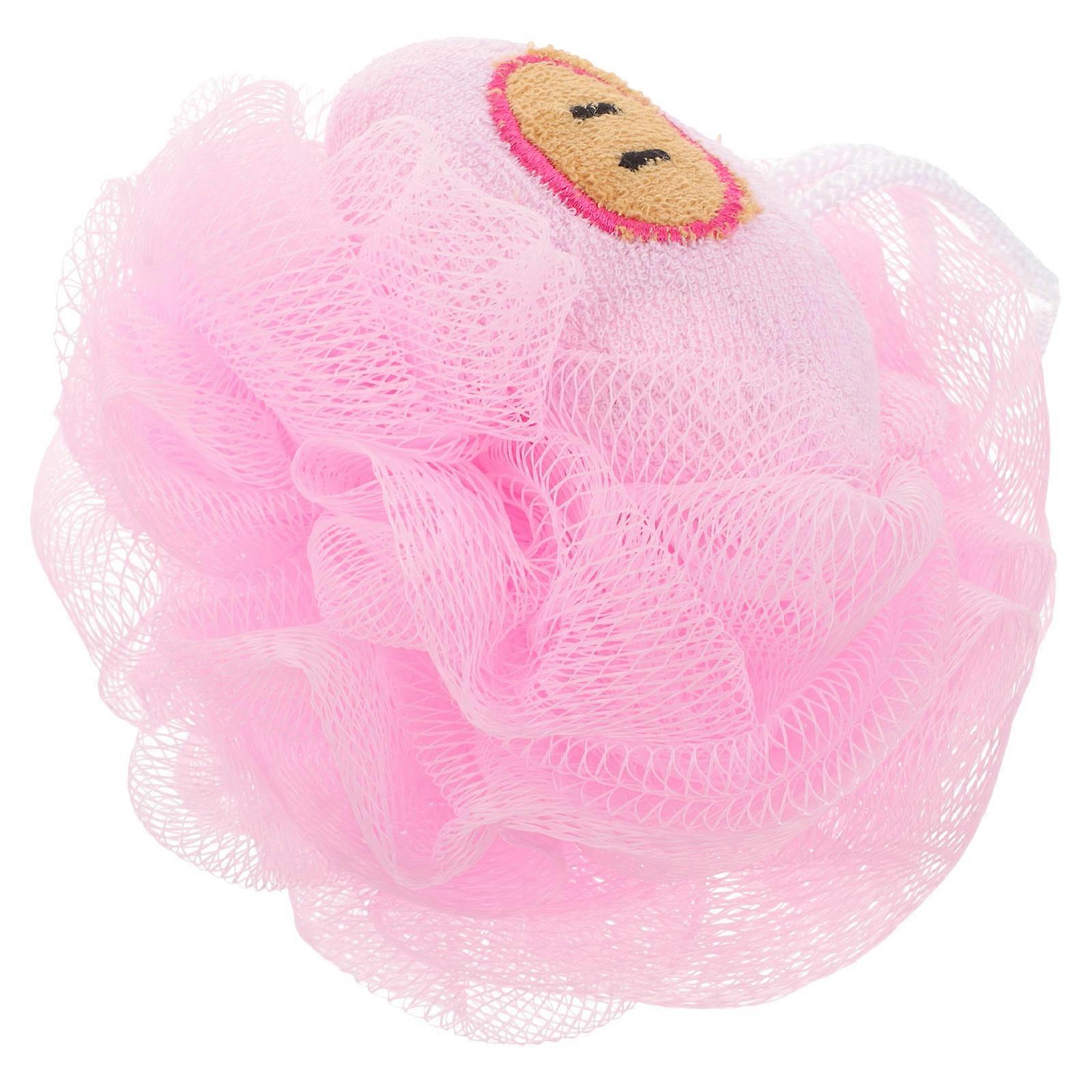 Shower Puff Cute Bath Accessory For Children 10x10x10cm Deep Cleaning 1Pack