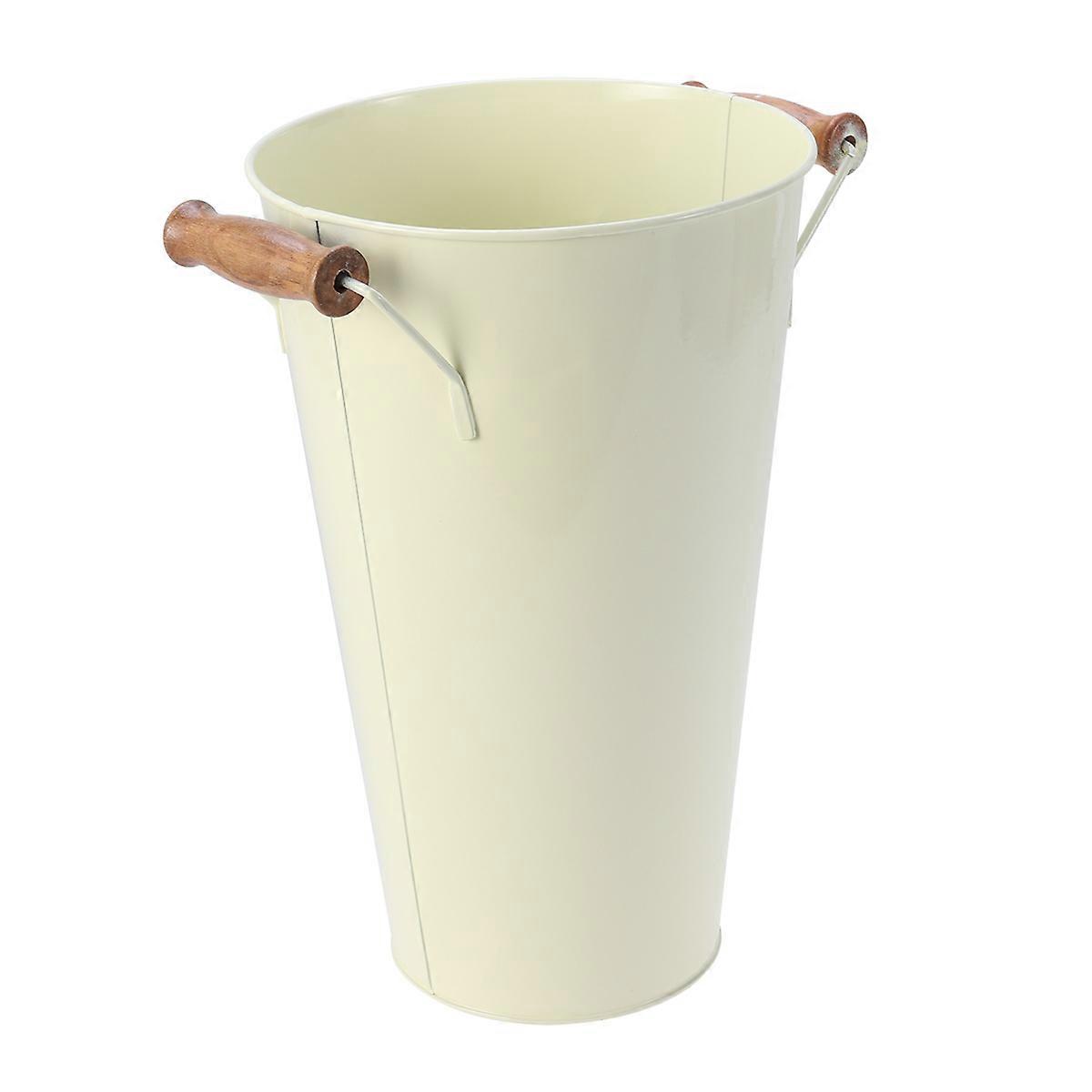 Aesthetic Flower Holder For Storage Ease Light Yellow 1Pack