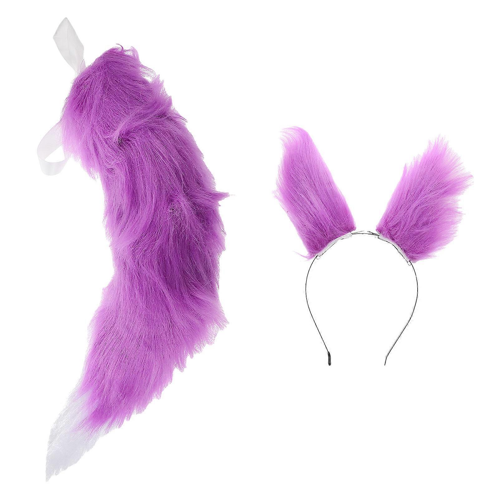Layered Design Fox Costume Accessories Set For Women And Men Suitable For Halloween Cosplay And Stage Performances 1 Set