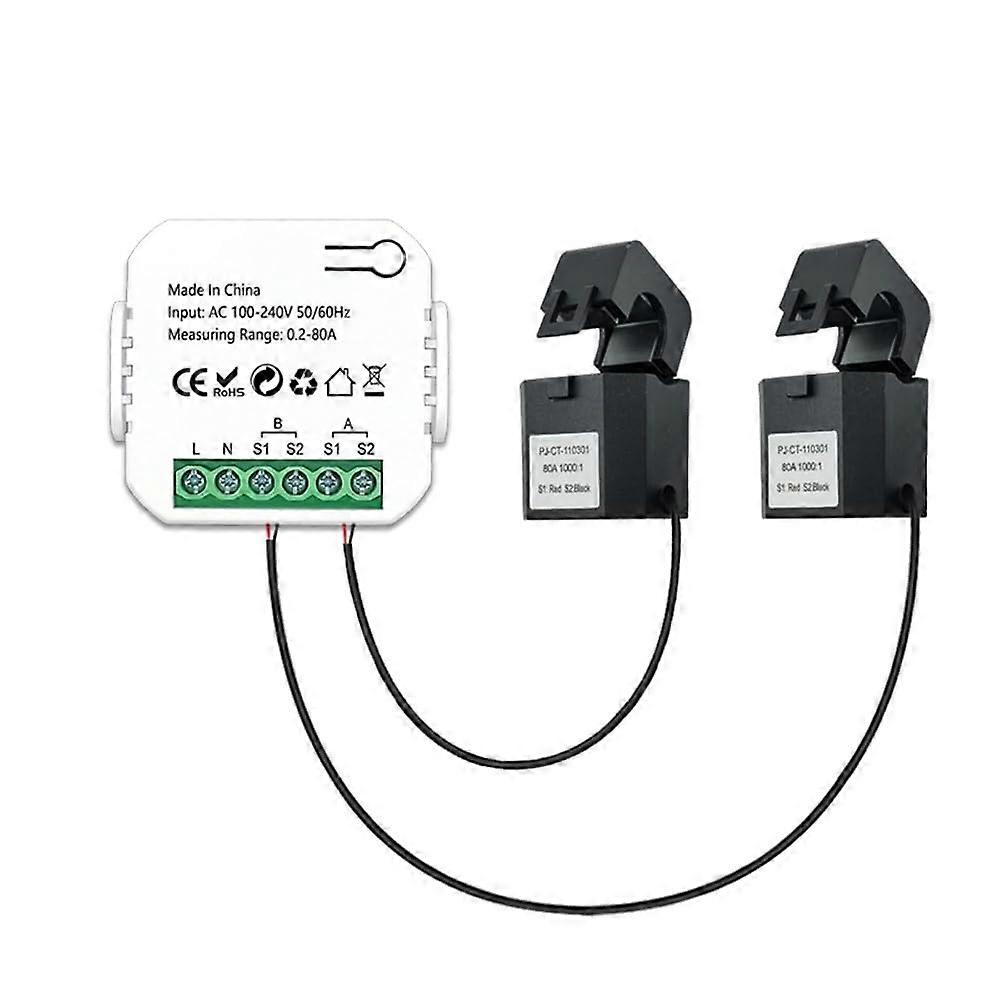 ZigBee Intelligent Energy Meter, Generation and Energy Consumption of Photovoltaic Solar System, TwoWay Monitoring Meter, App Control 2CT
